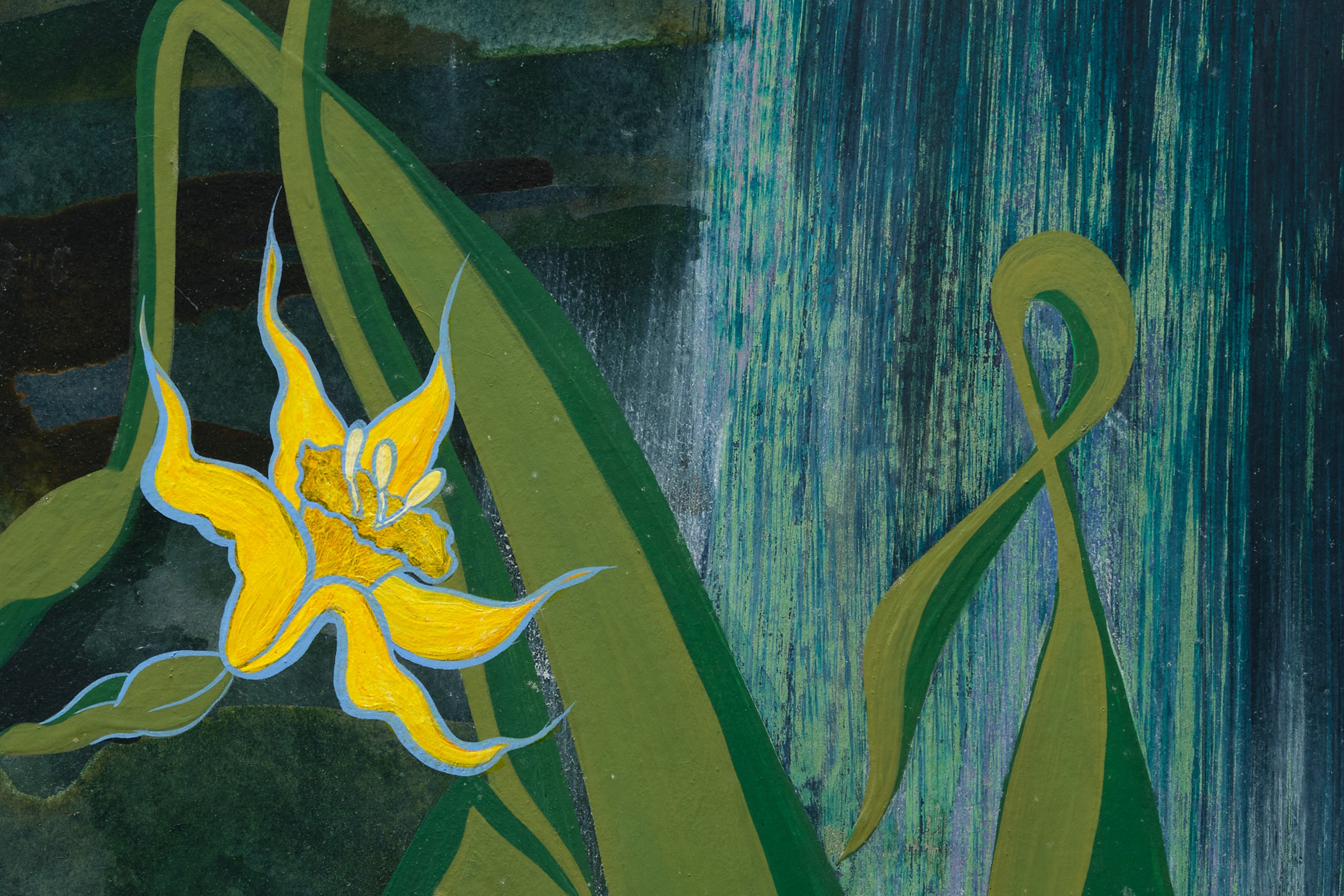 Detail of painting by Tammy Nguyen