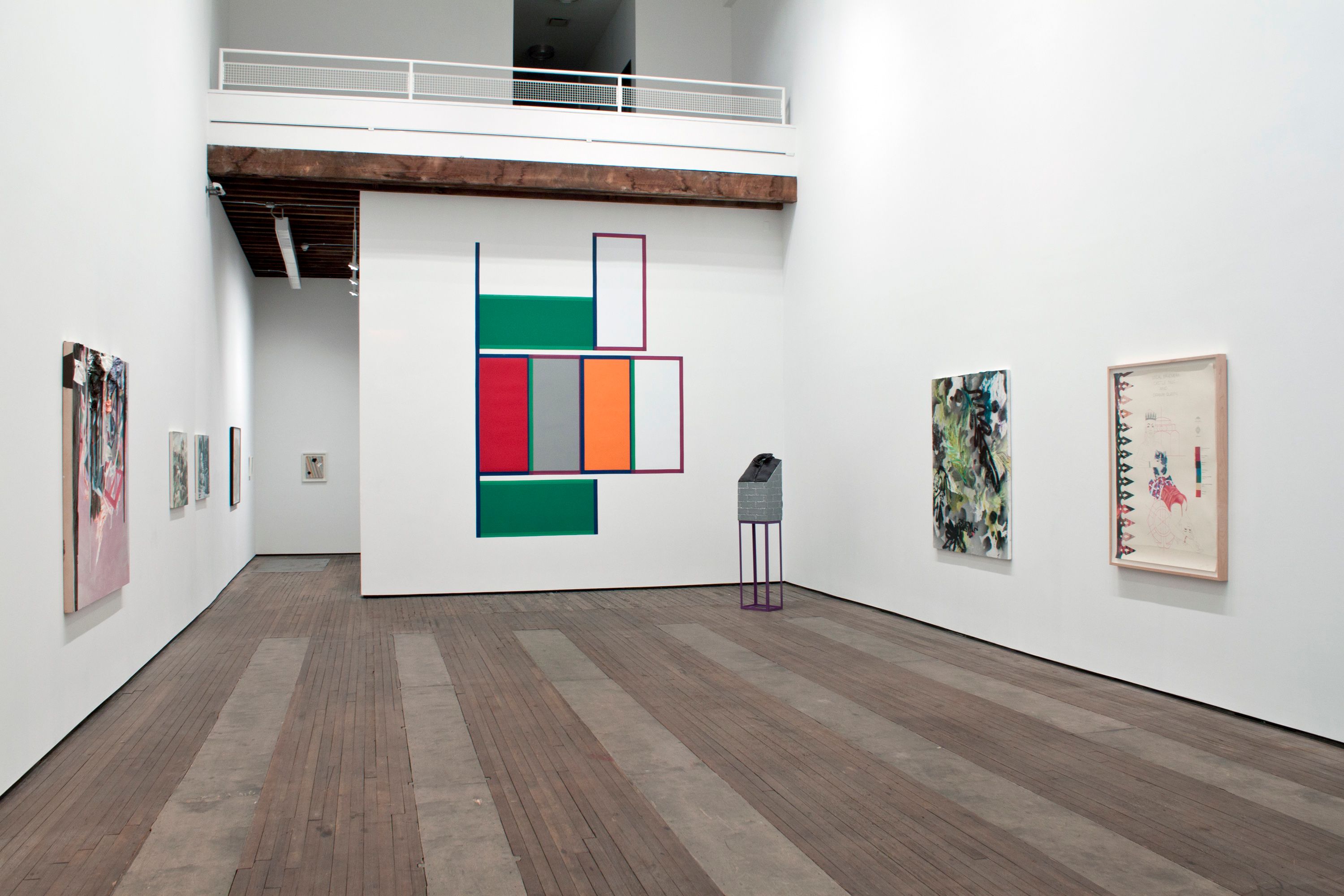 Installation view of Friends with Benefits at Lehmann Maupin New York