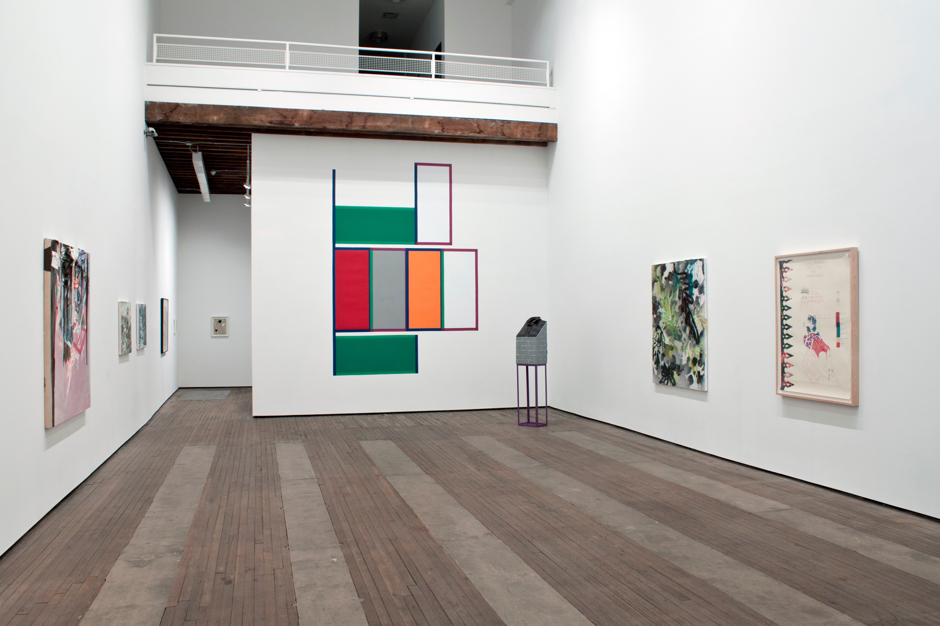 Installation view of Friends with Benefits at Lehmann Maupin New York