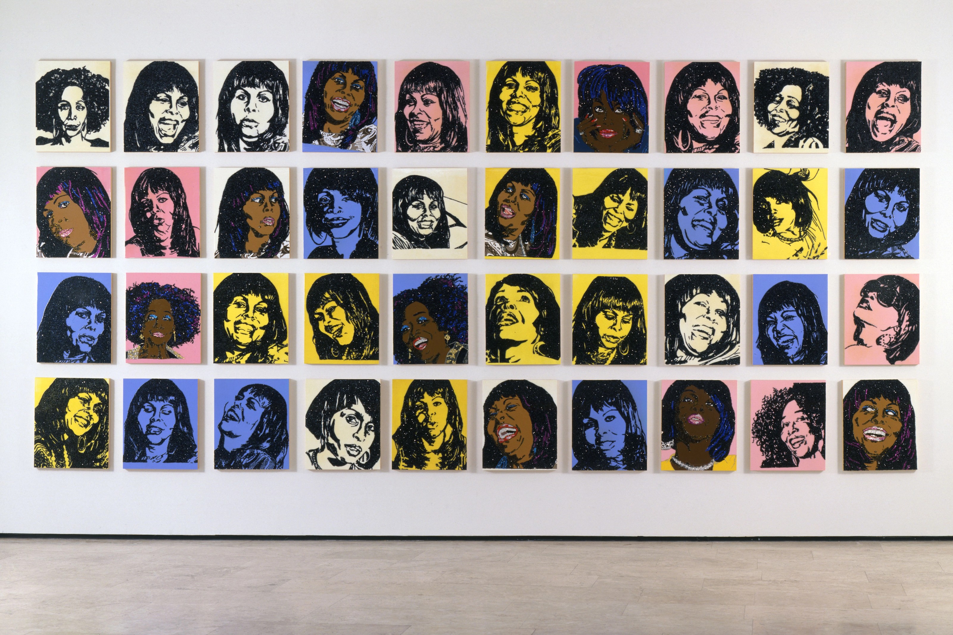 Painting by Mickalene Thomas