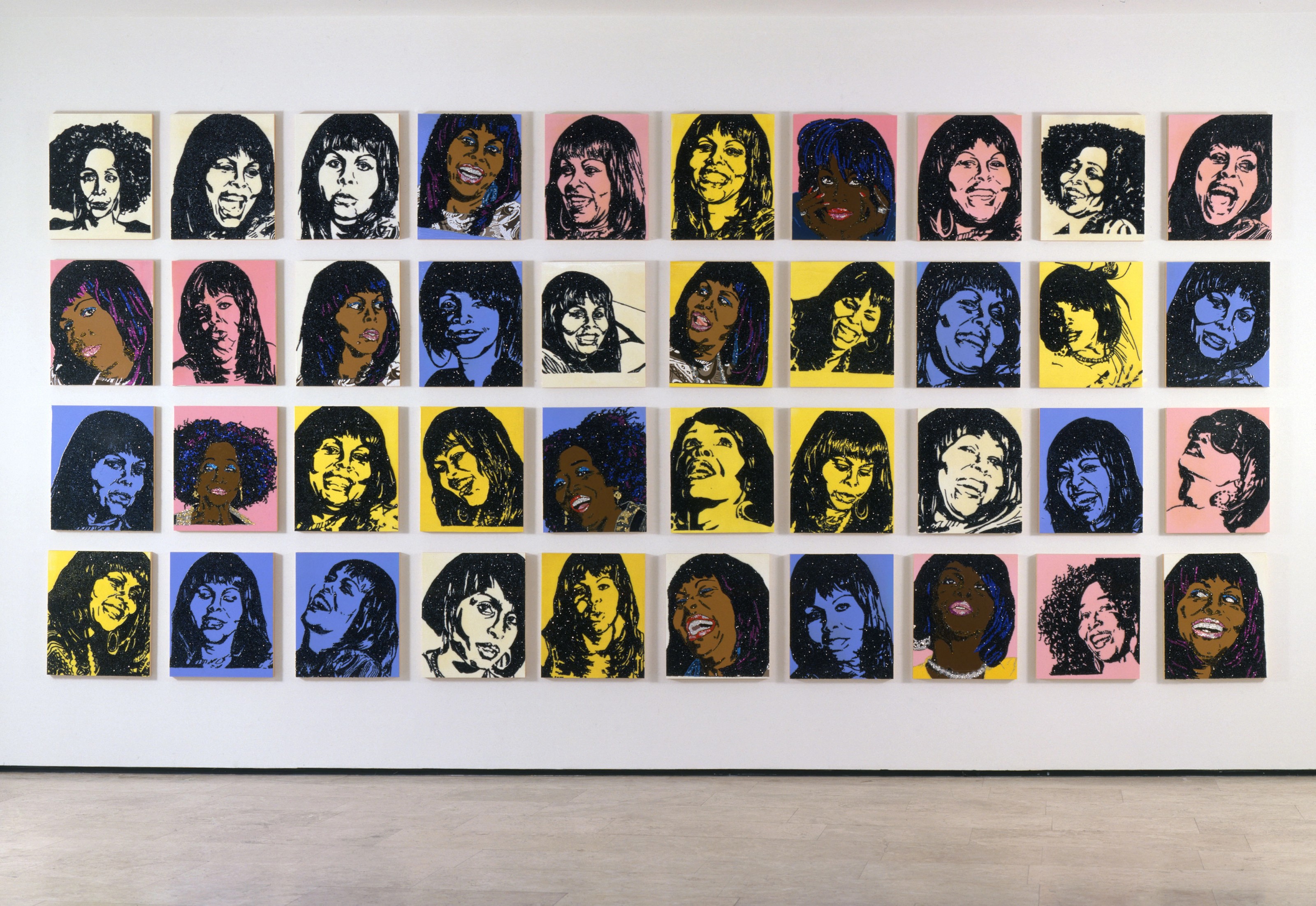Painting by Mickalene Thomas