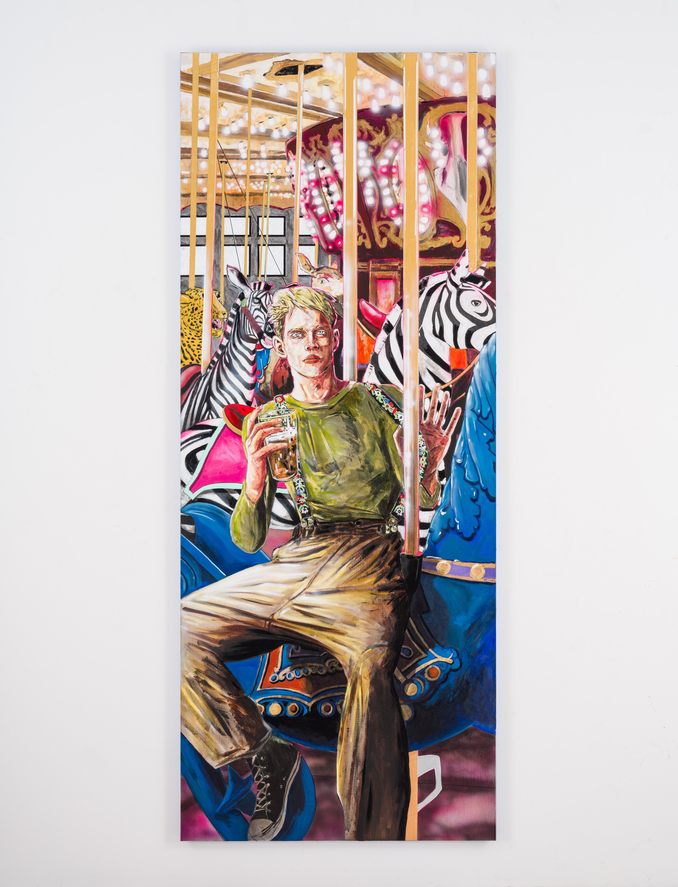 Painting by Hernan Bas