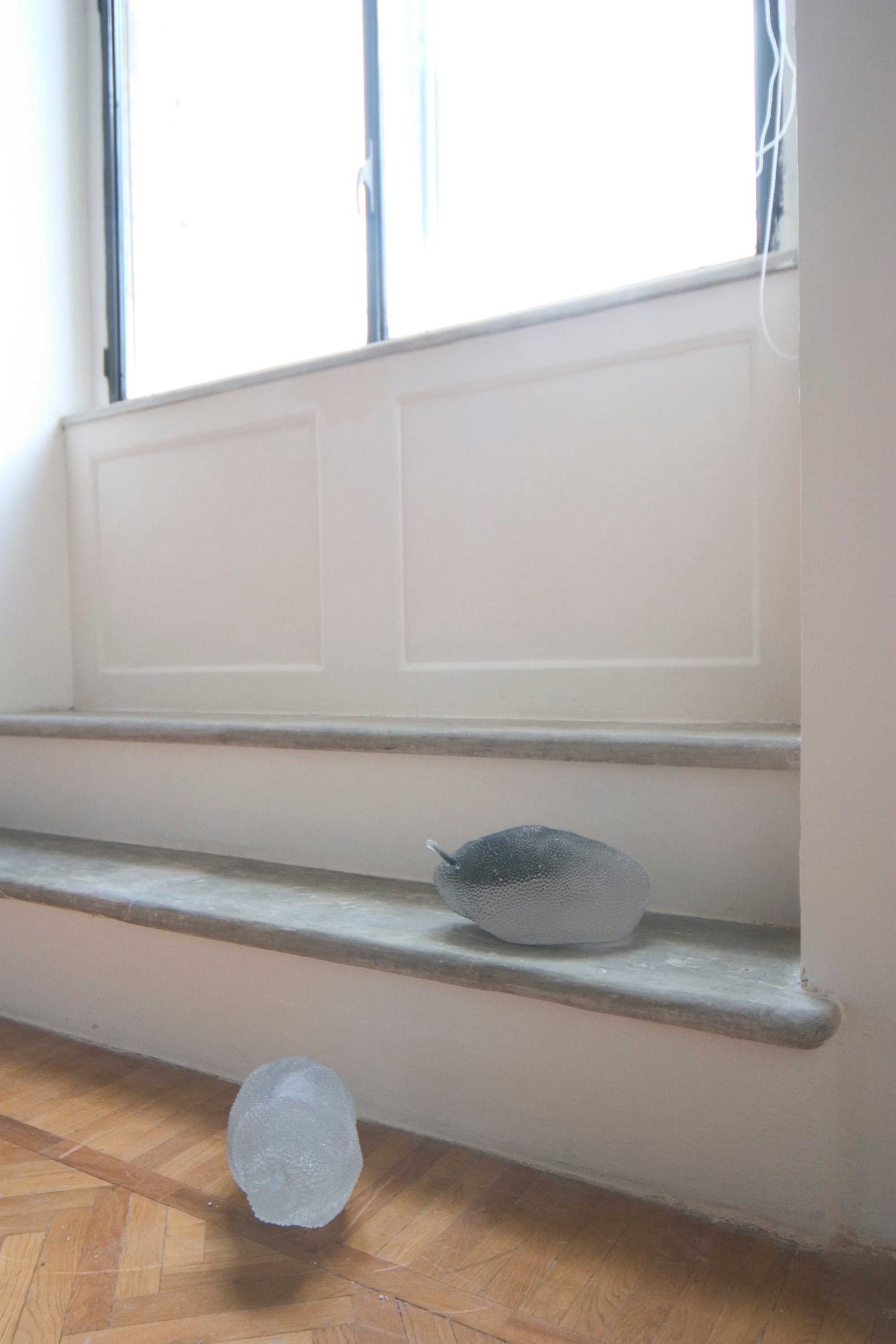 Installation view of The Look of Things at Palazzo delle Papesse