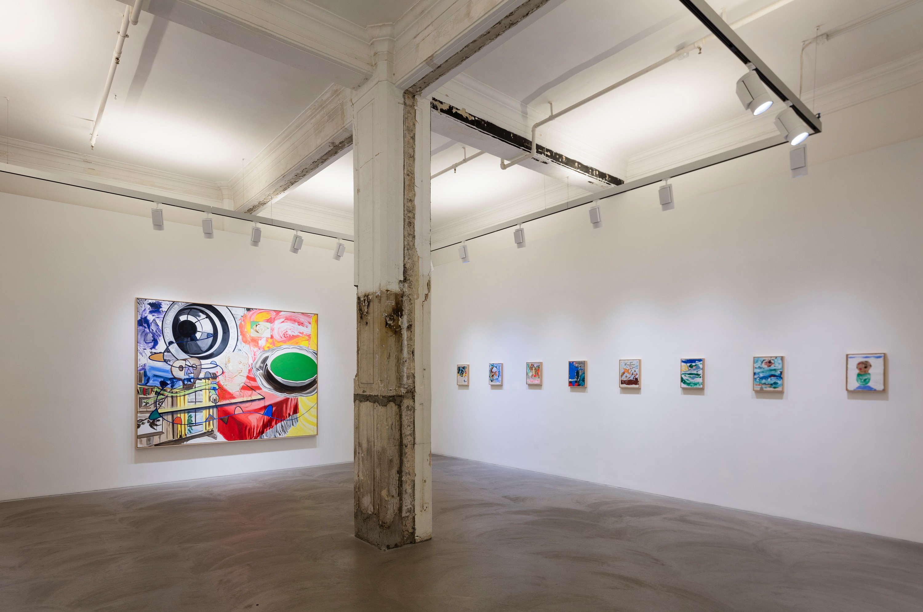 Installation view of David Salle at Lehmann Maupin Hong Kong