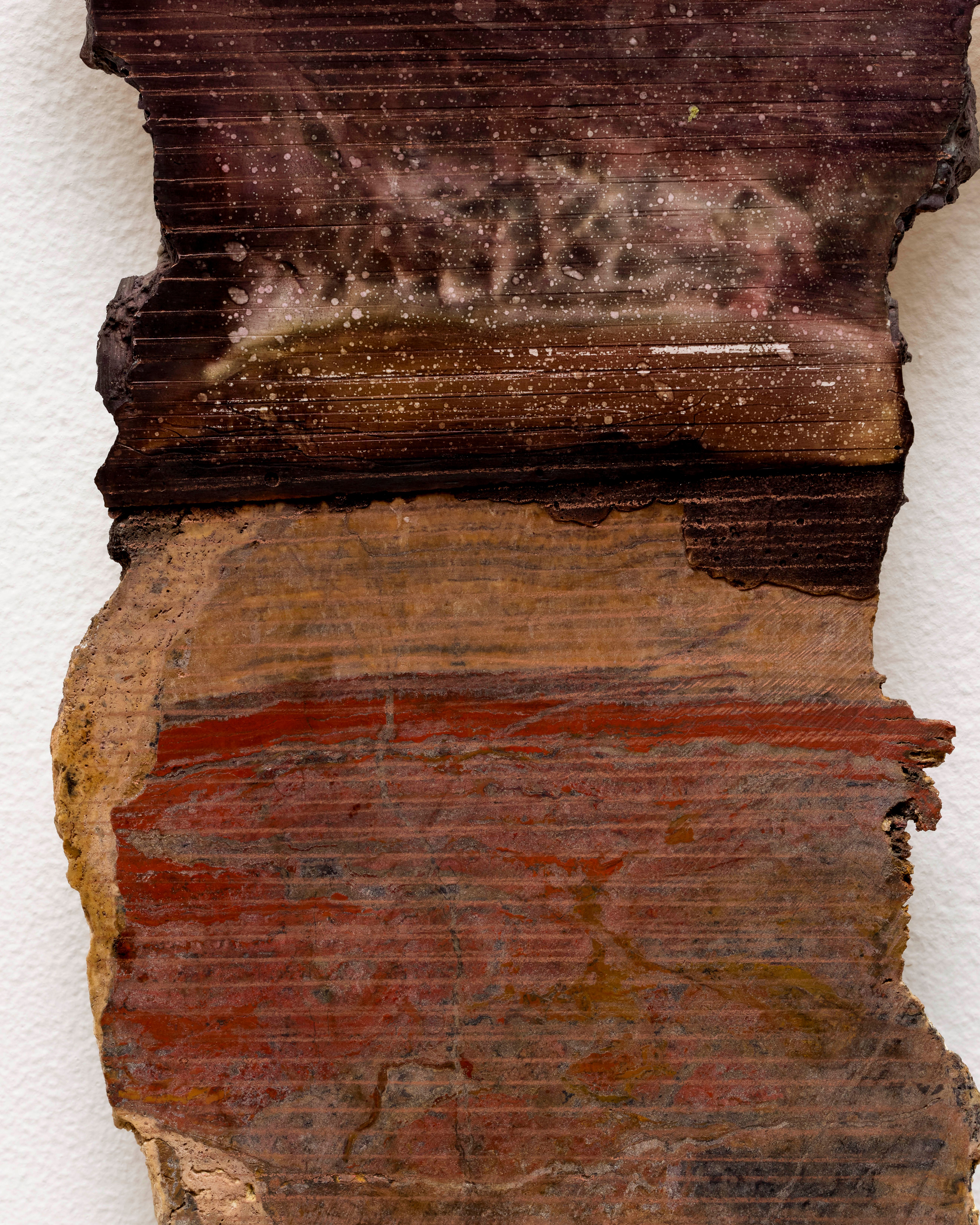 Ceramic wall work by Teresita Fernández