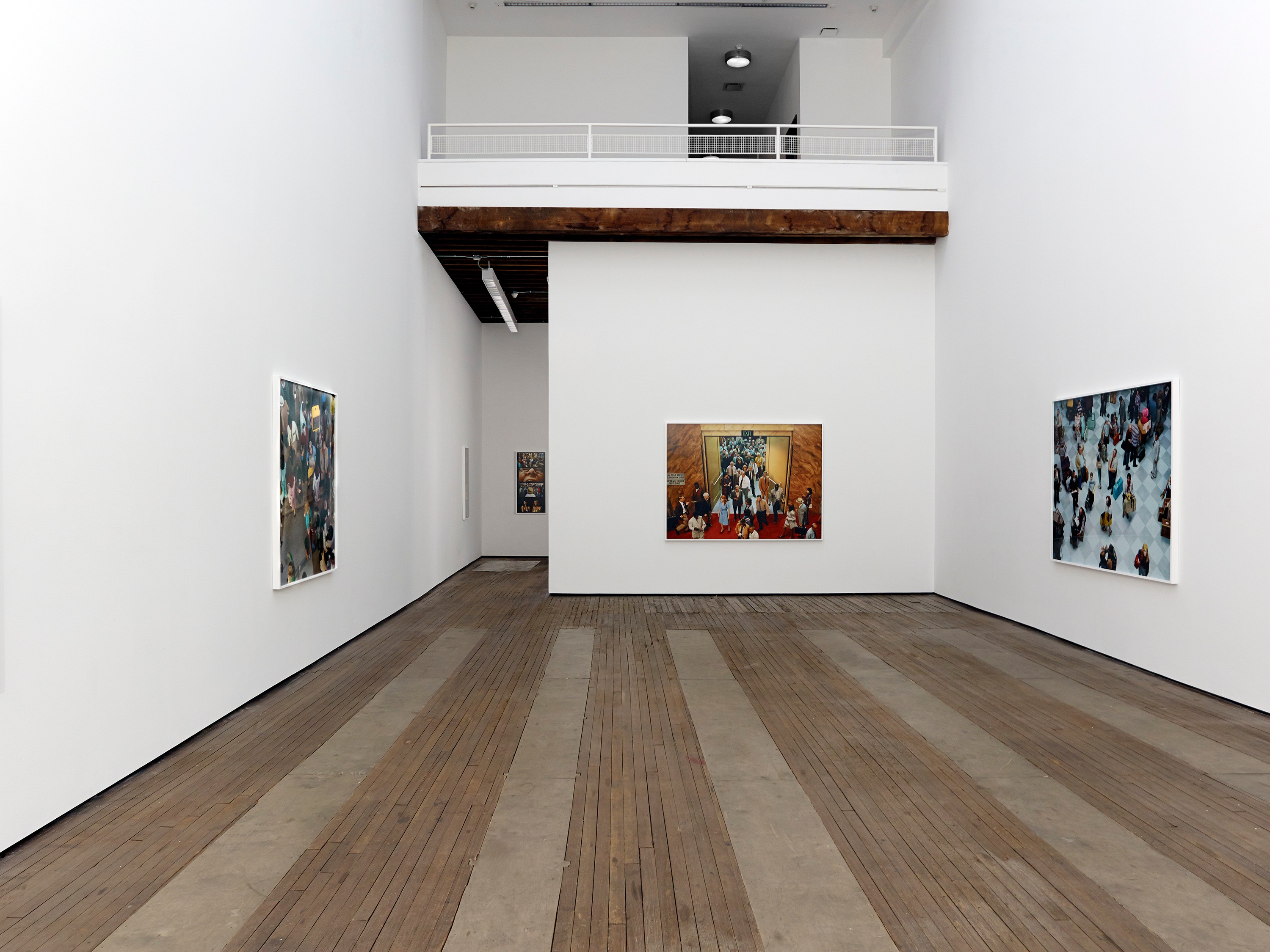 Installation view of Face in the Crowd at Lehmann Maupin New York