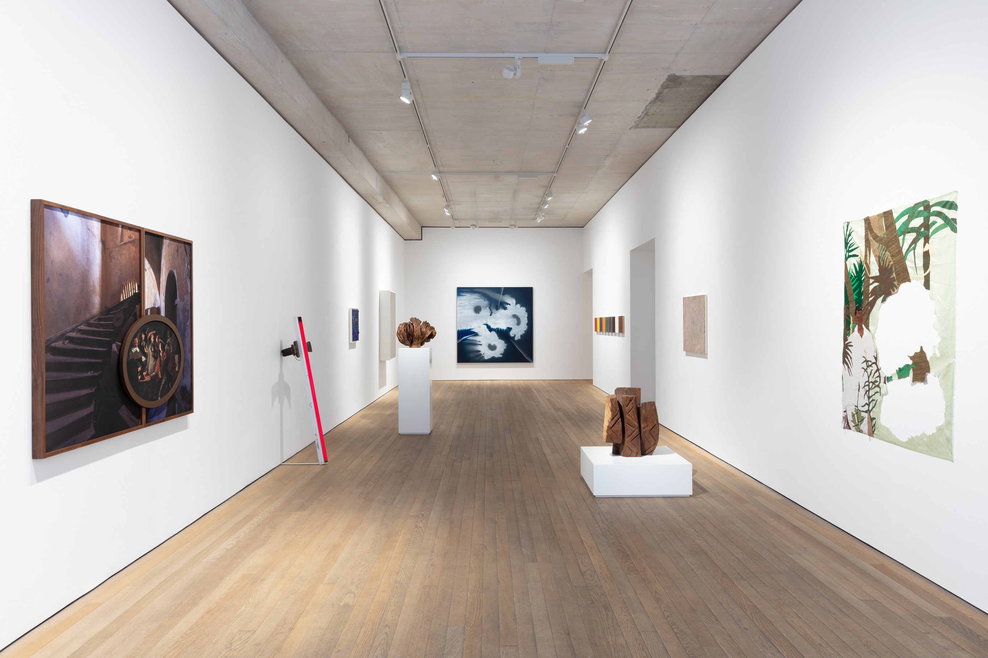 Installation view of Beyond Material at Lehmann Maupin London