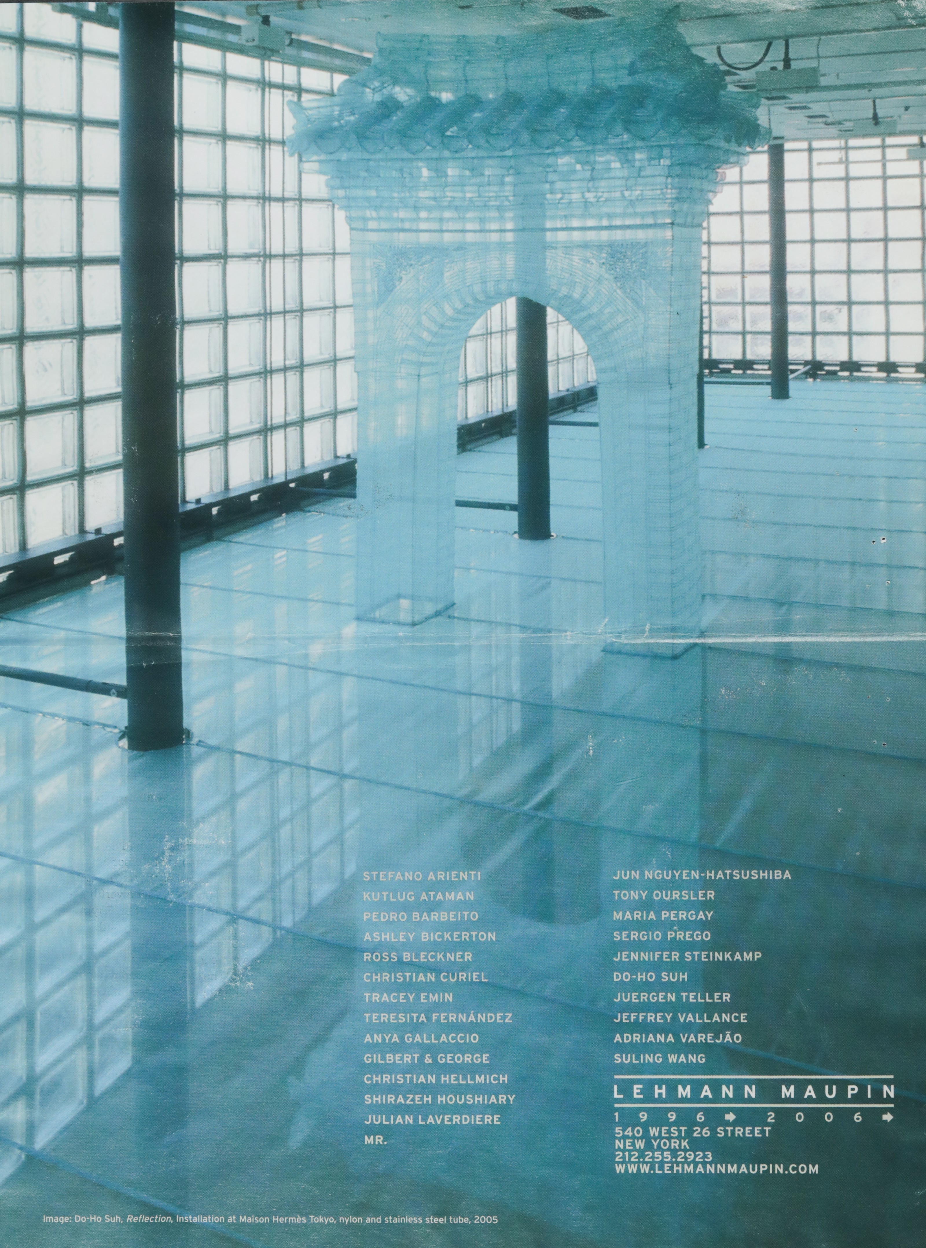 Lehmann Maupin Tenth Anniversary Poster