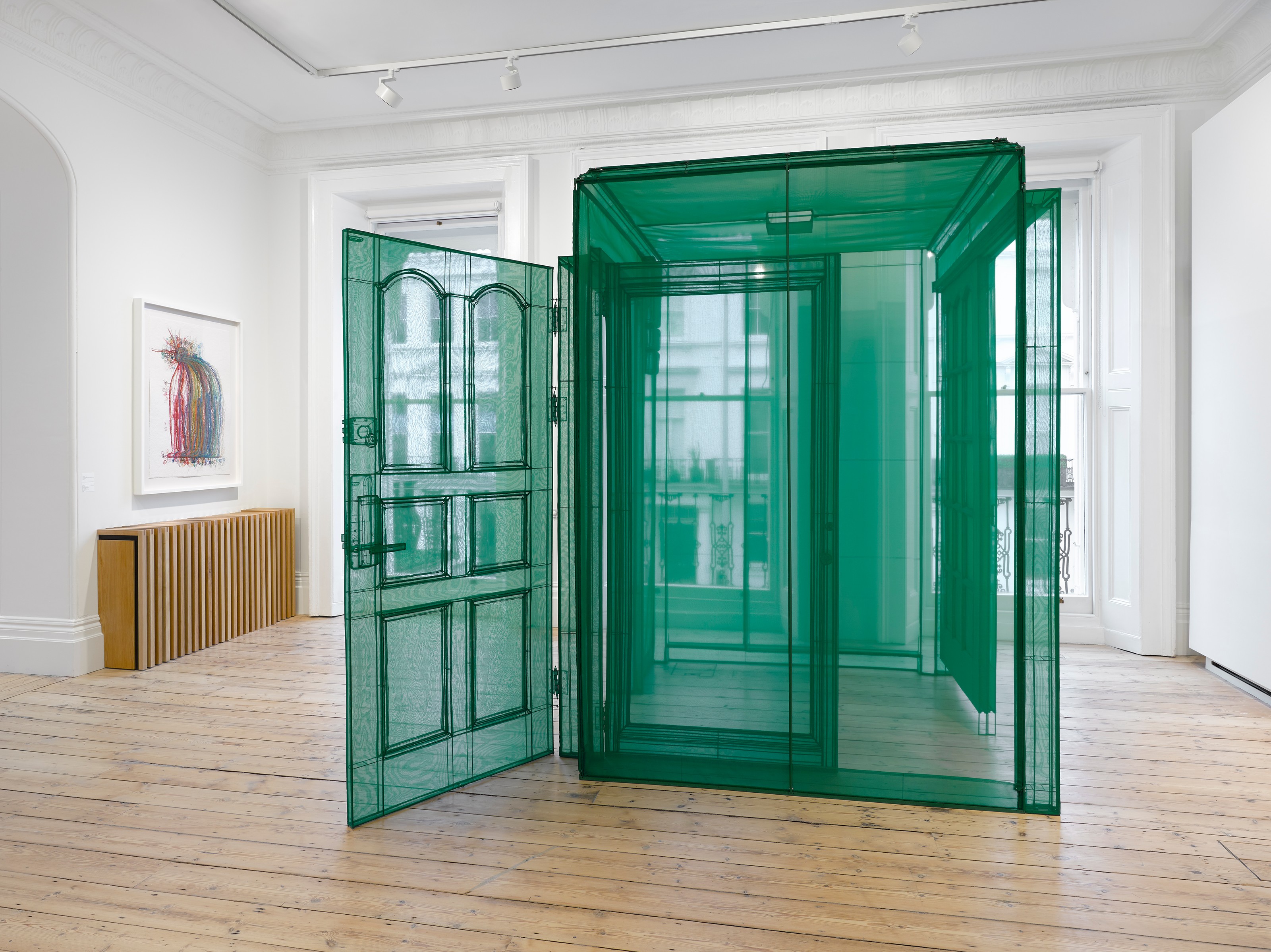 Installation view of Do Ho Suh at Lehmann Maupin London
