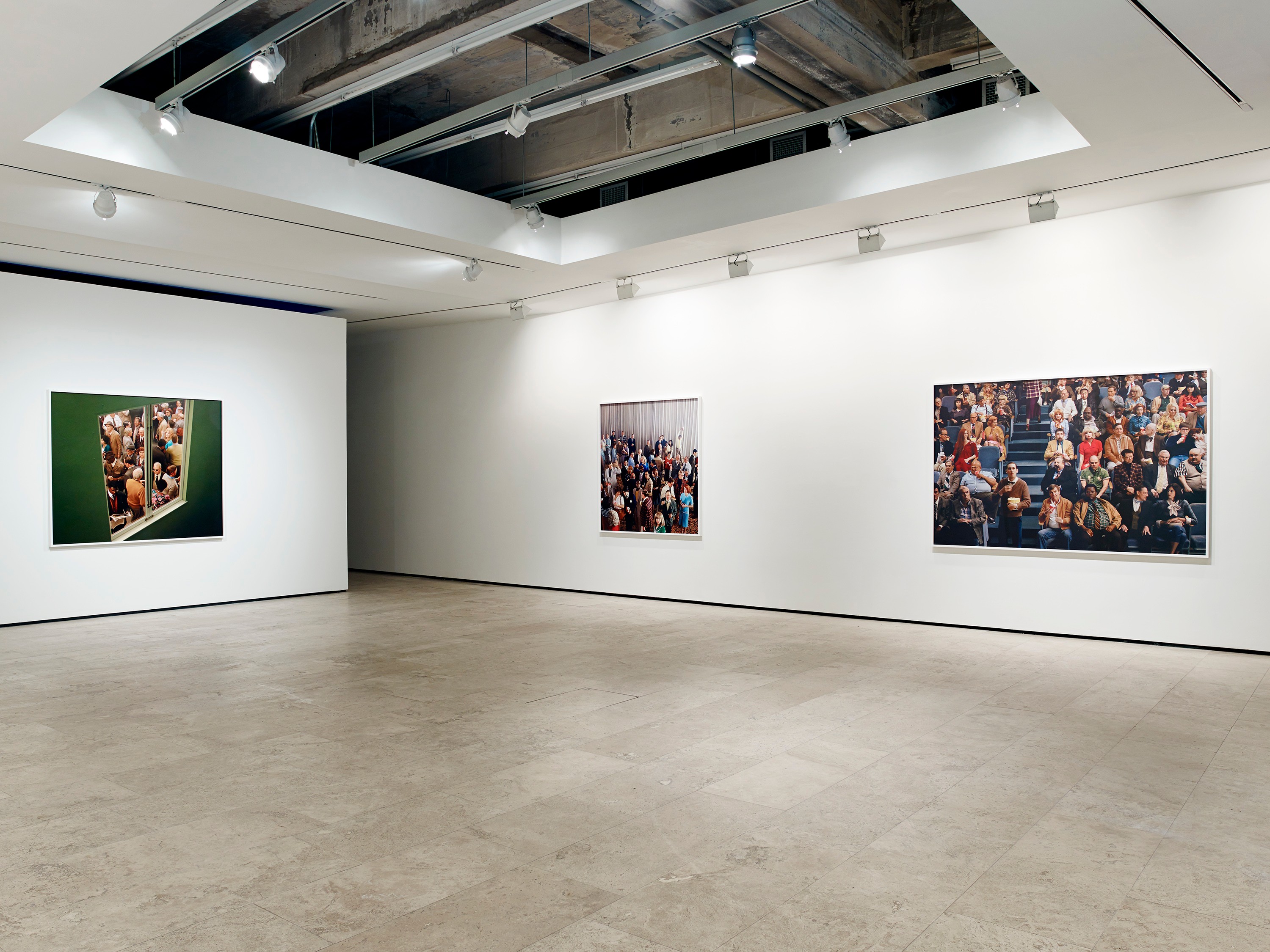 Installation view of Face in the Crowd at Lehmann Maupin New York