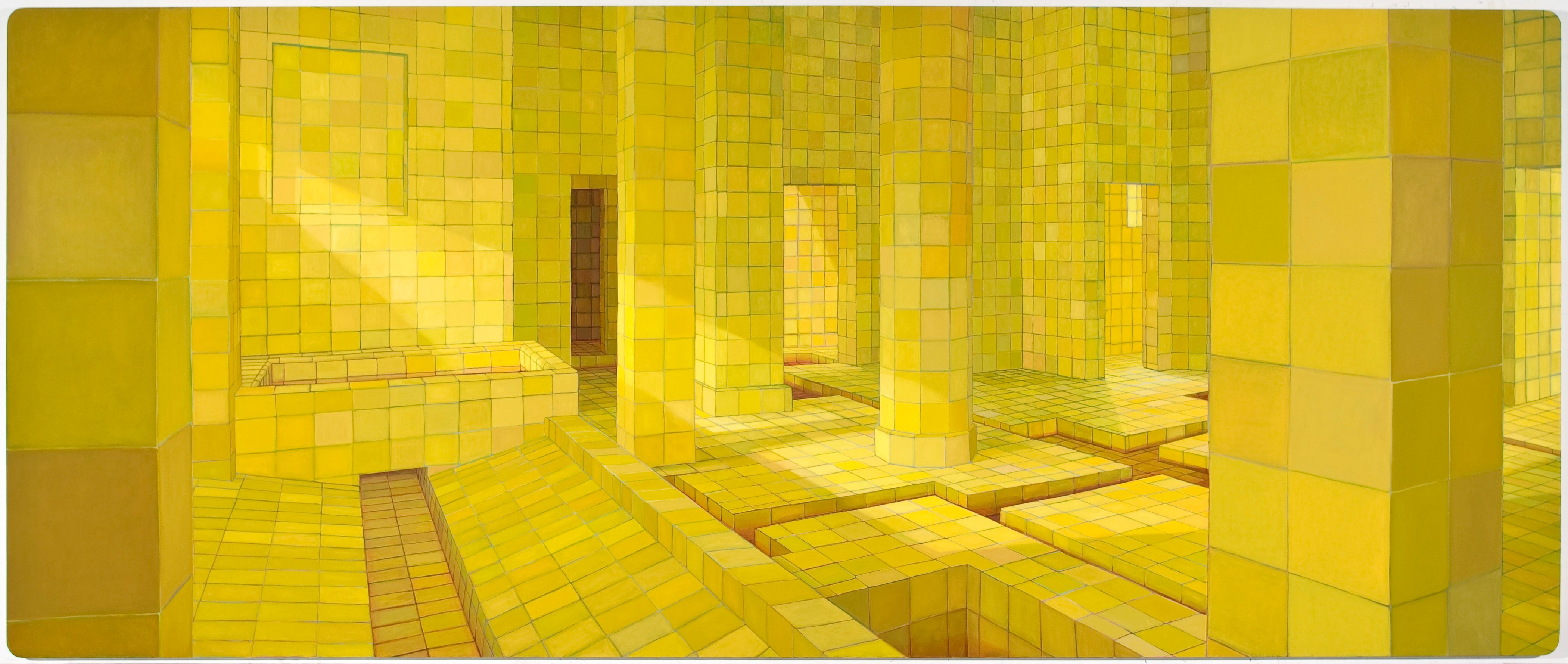 Installation view of Two Paintings and Ten Drawings at Lehmann Maupin New York