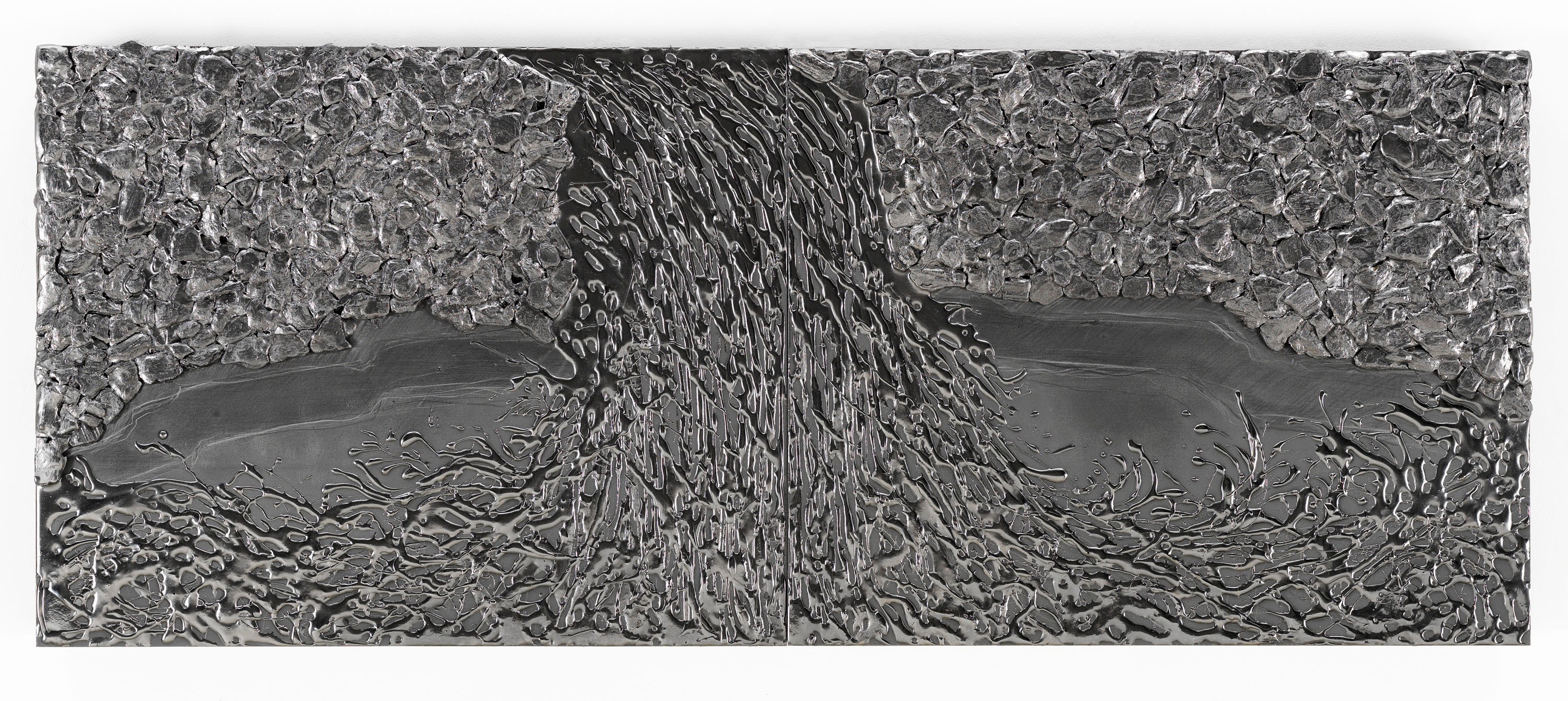 Graphite panels by Teresita Fernández