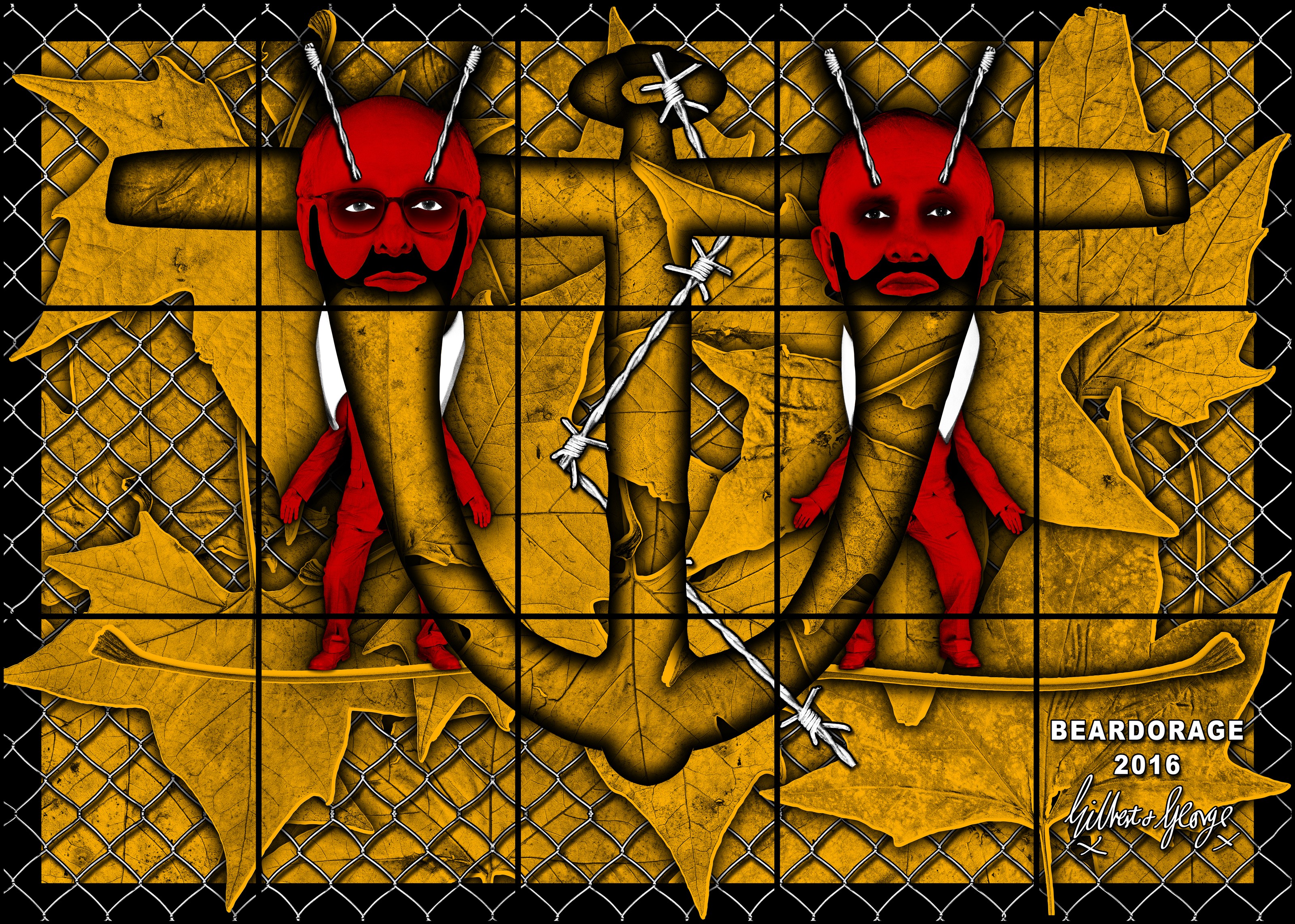 The Beard Pictures by Gilbert & George