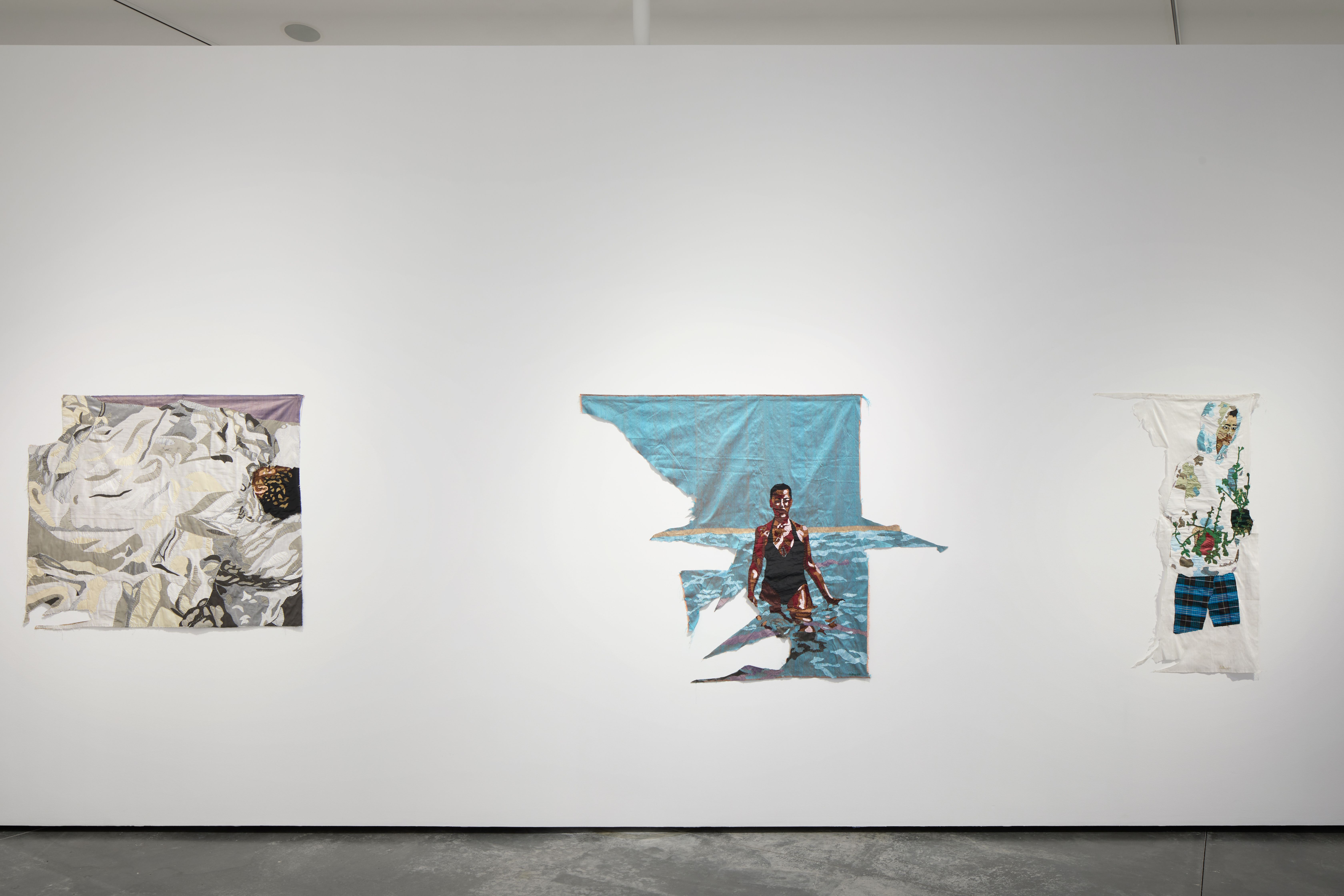 Installation view of Billie Zangewa at SITE Santa Fe