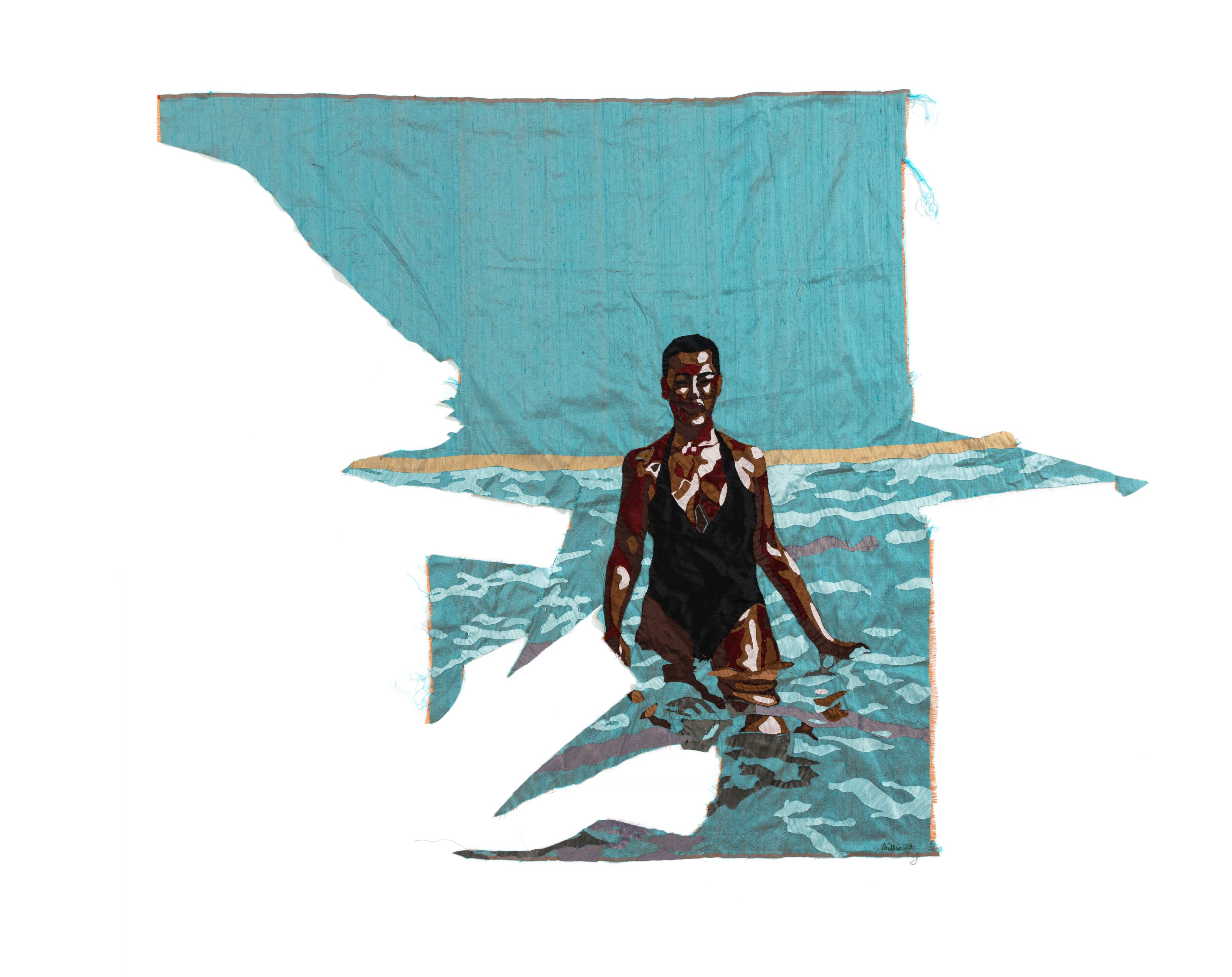 Wall work by Billie Zangewa