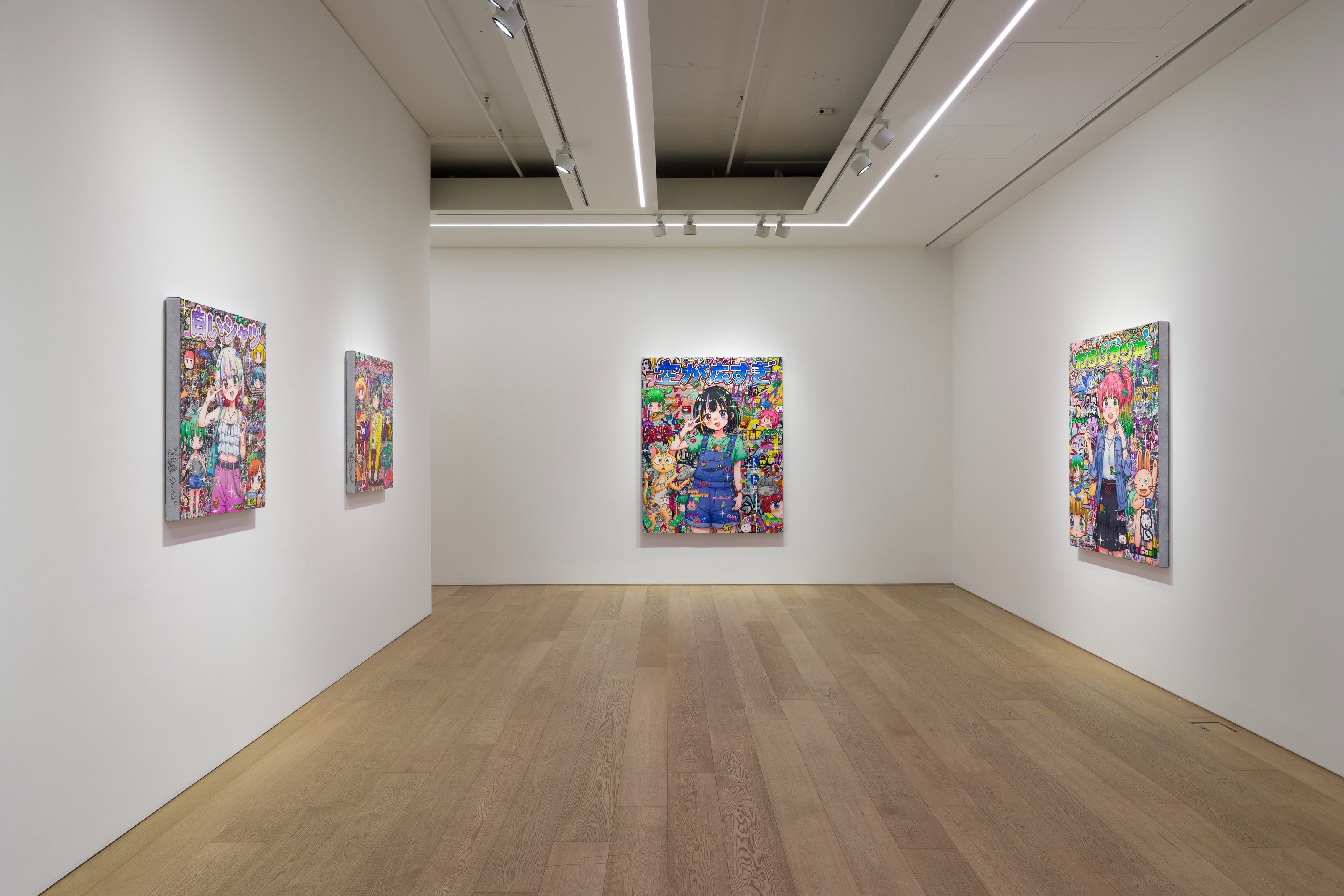 Installation view of What the Season Left Behind. Hm? The Sky's Clearing Up. at Lehmann Maupin Seoul