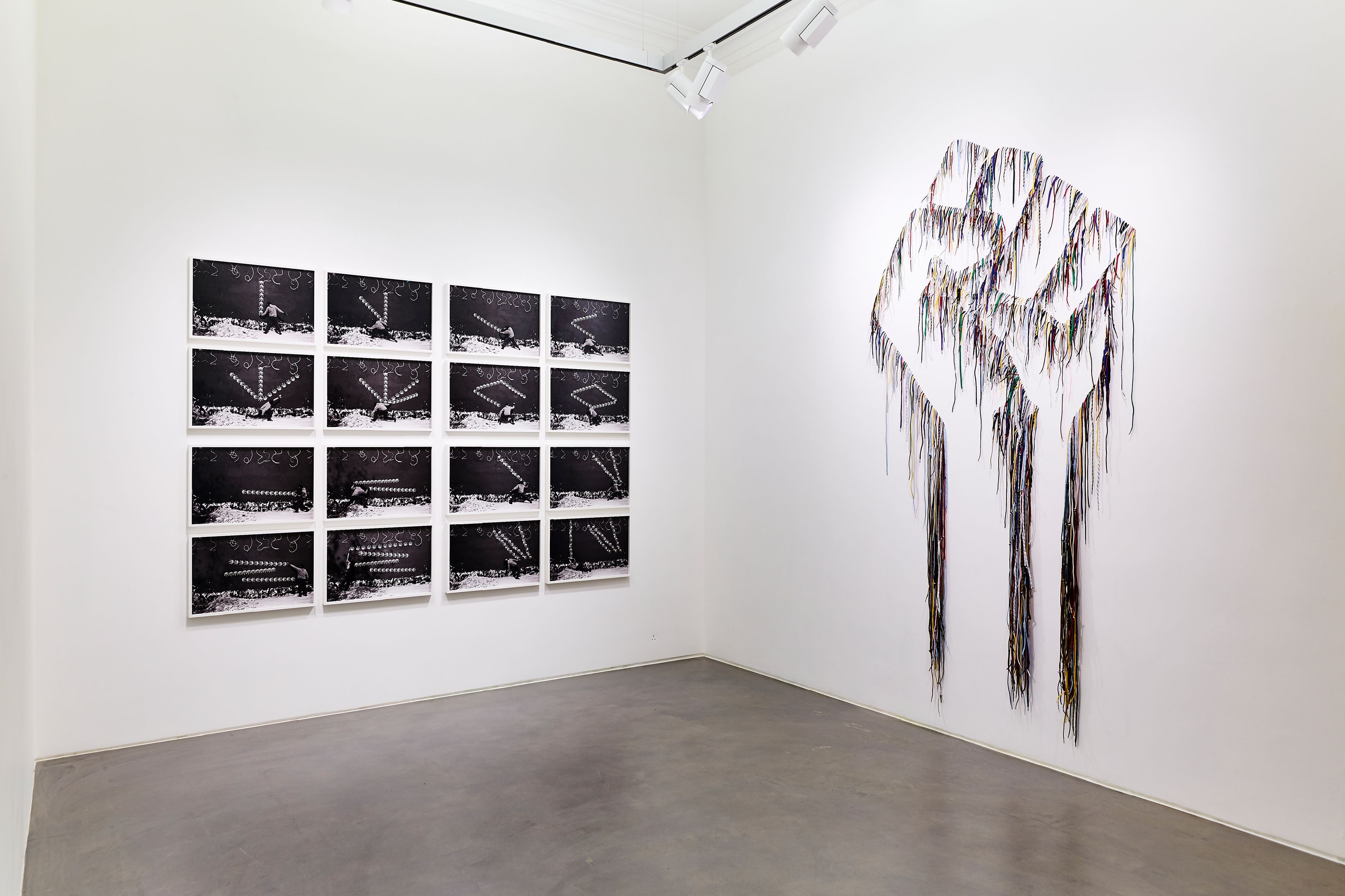 Installation view of Power Wall at Lehmann Maupin Hong Kong