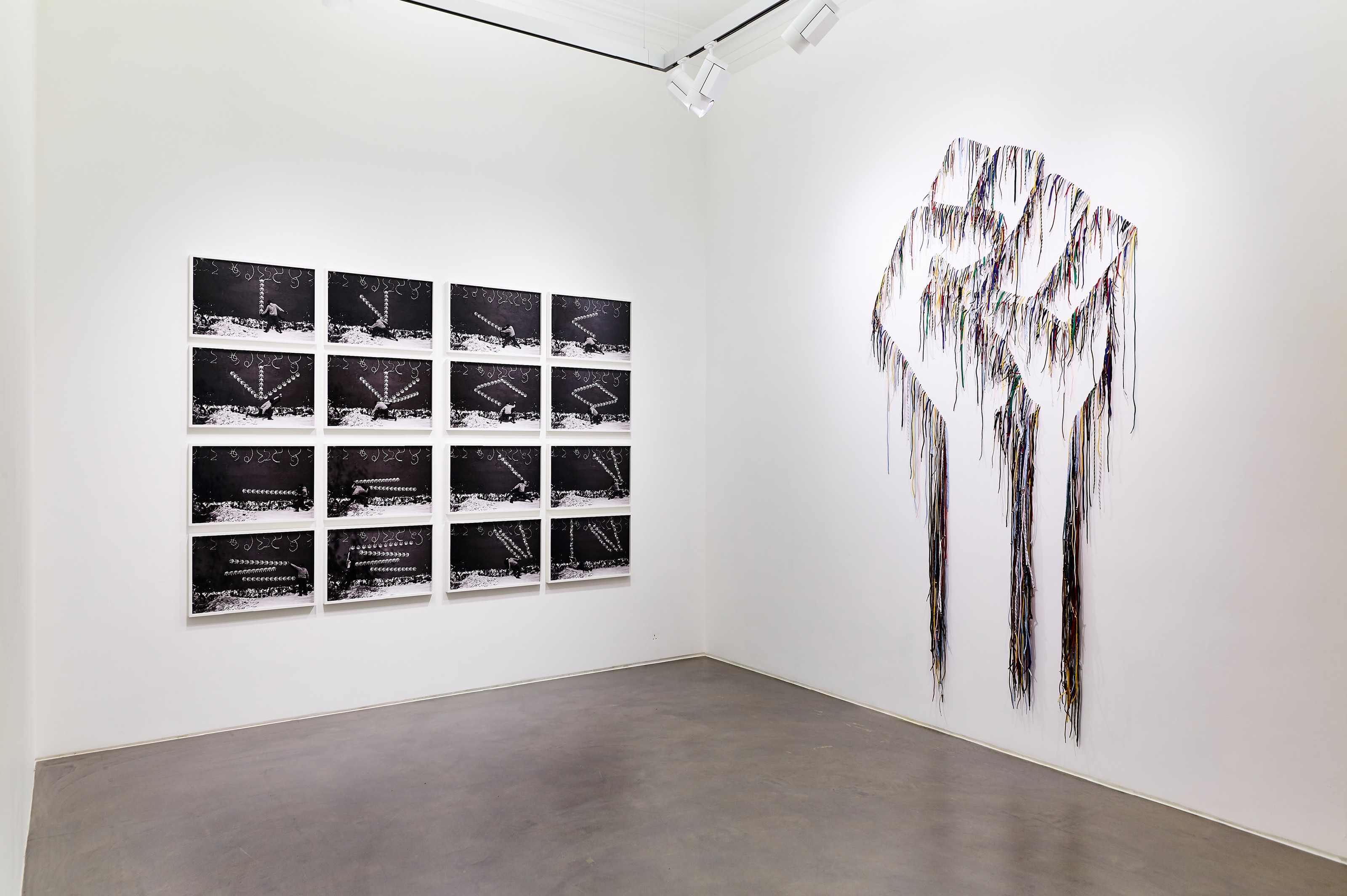 Installation view of Power Wall at Lehmann Maupin Hong Kong