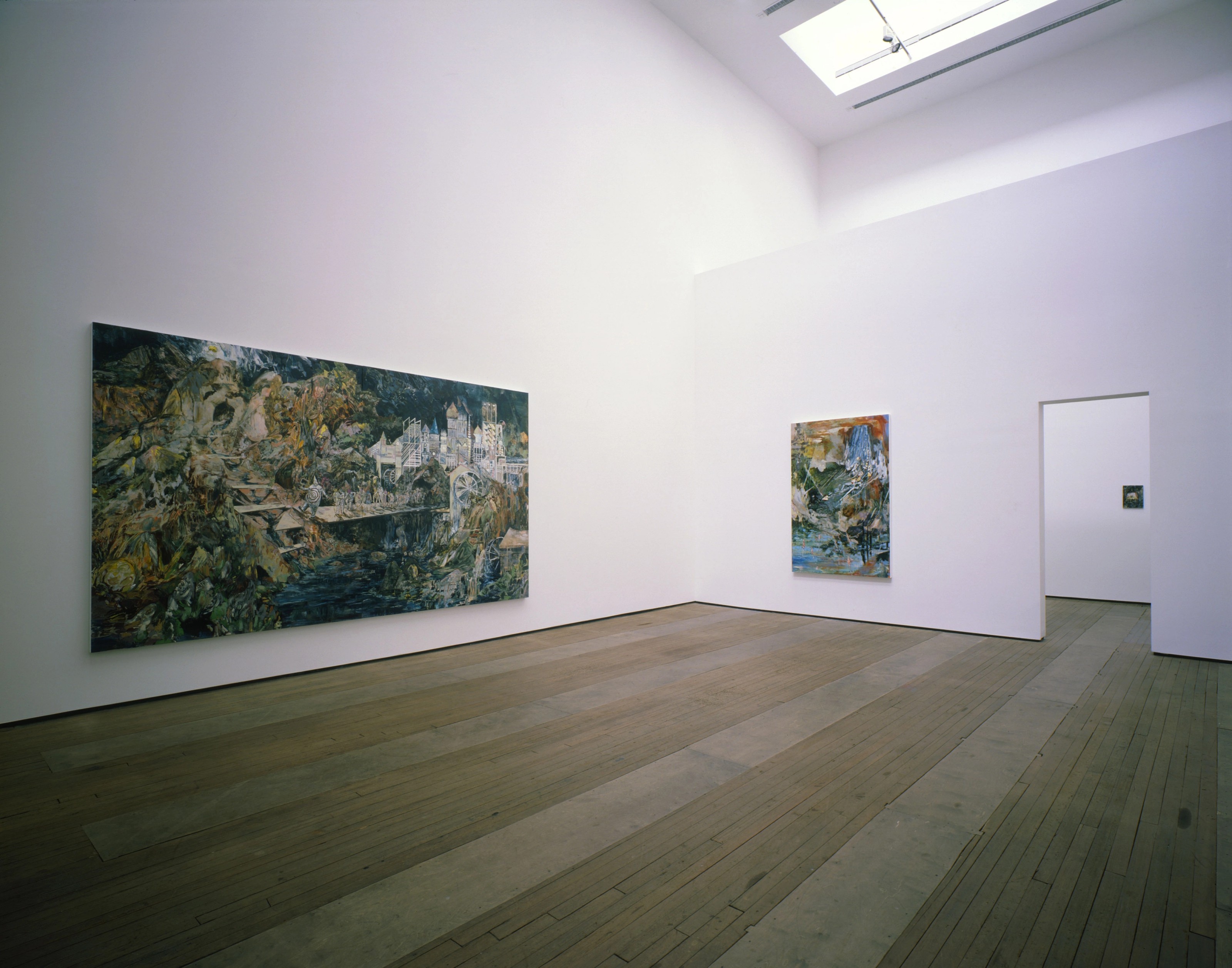Installation view of The Dance of the Machine Gun & other forms of unpopular expression at Lehmann Maupin New York