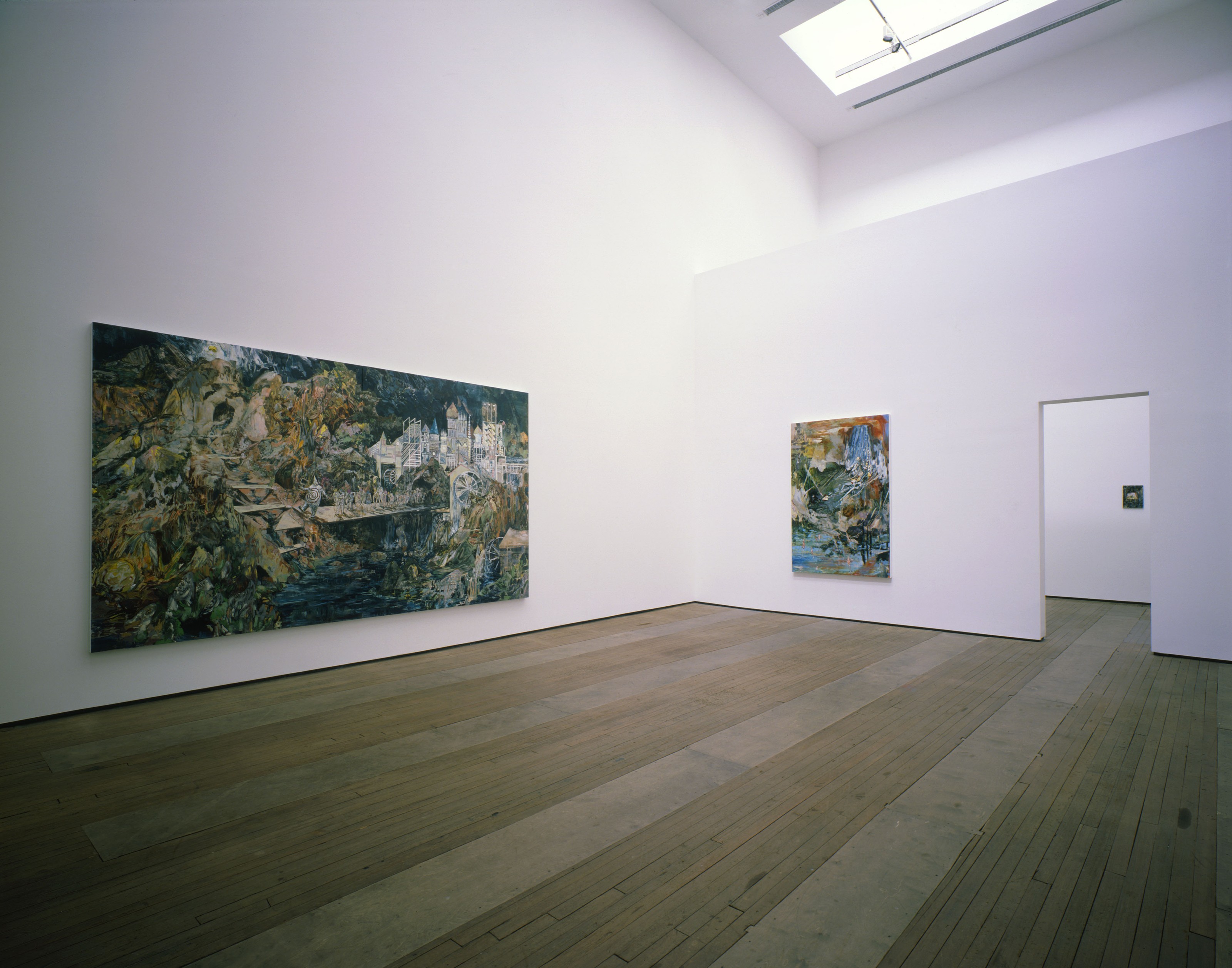 Installation view of The Dance of the Machine Gun & other forms of unpopular expression at Lehmann Maupin New York