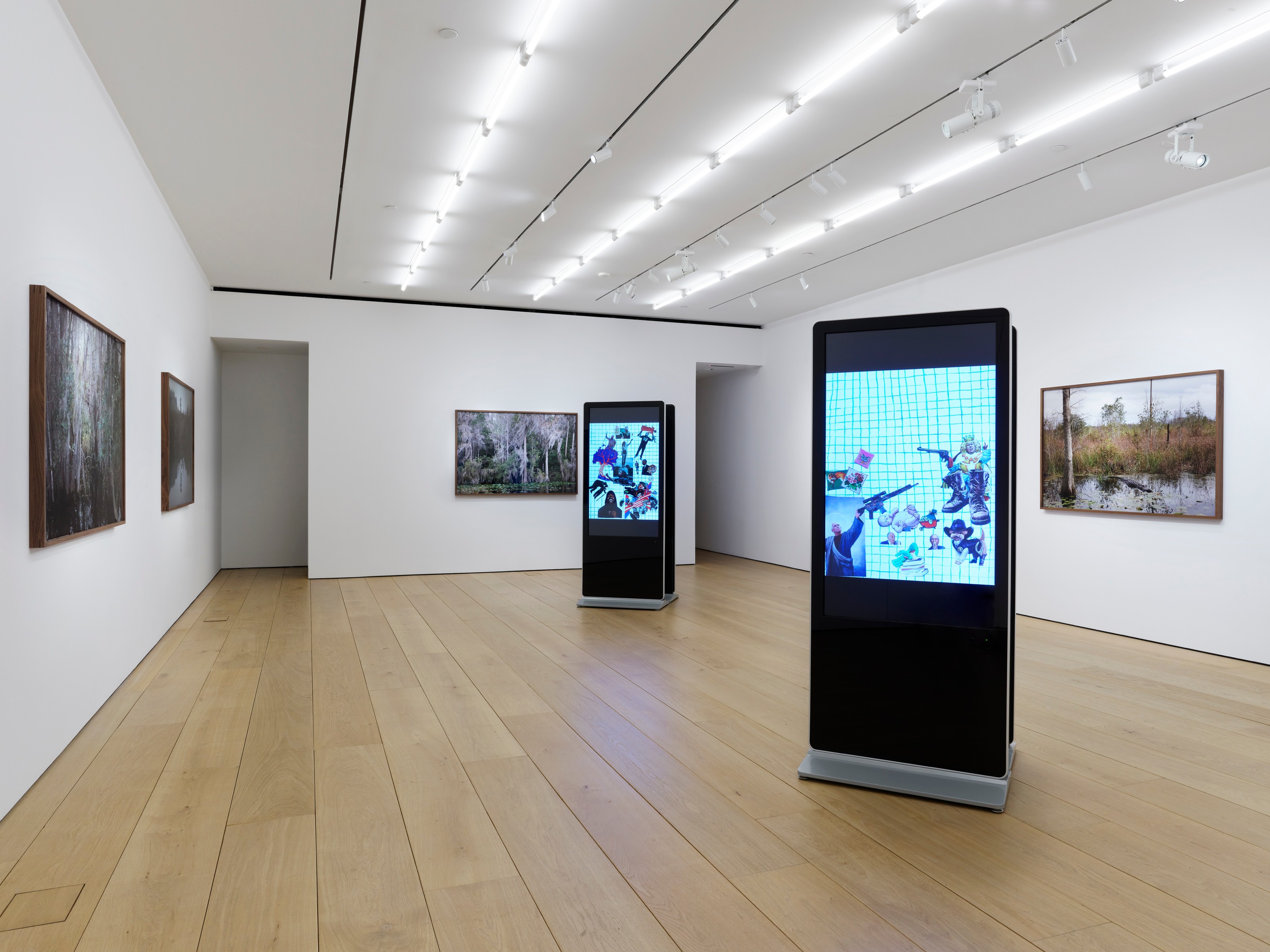 Installation view of Catherine Opie at Lehmann Maupin New York