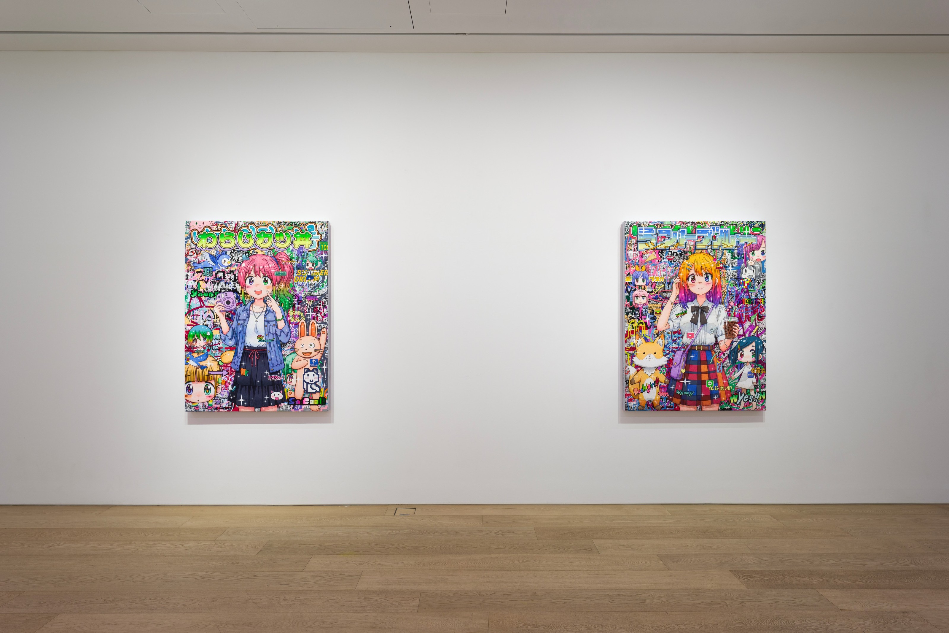 Installation view of What the Season Left Behind. Hm? The Sky's Clearing Up. at Lehmann Maupin Seoul