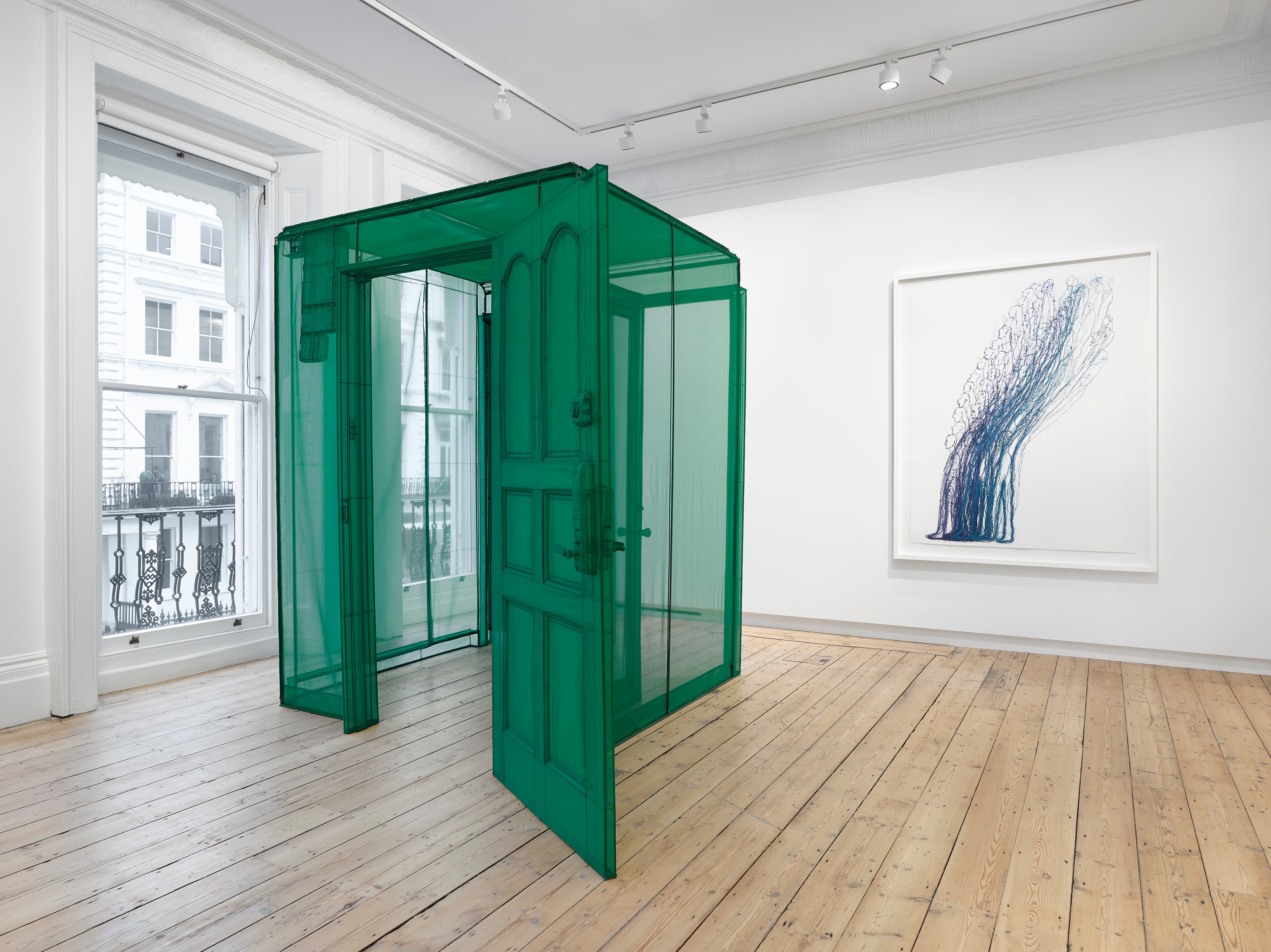 Installation view of Do Ho Suh at Lehmann Maupin London