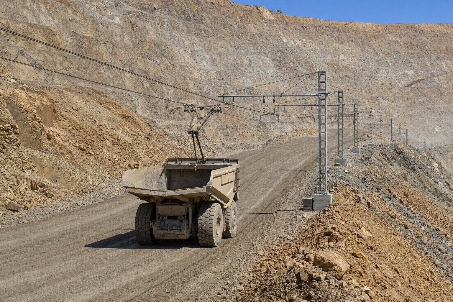 First Quantum Patents Trolley System To Curb Mine Diesel Use