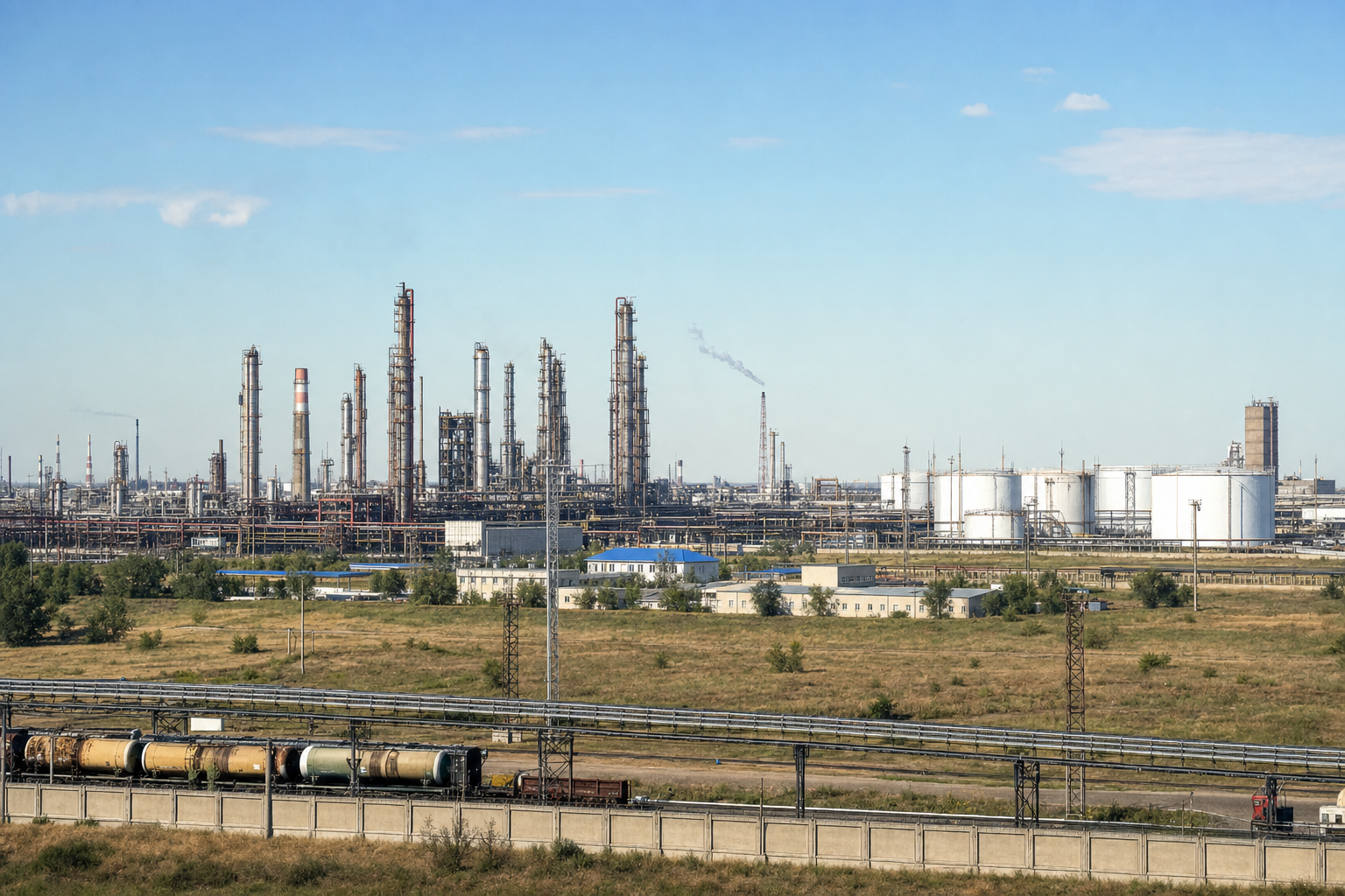 Ukraine Says Drone Strike Hit Orsk Oil Refinery Deep Inside Russia