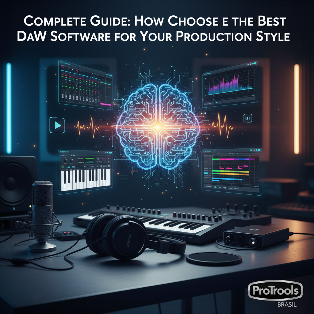 Guia Completo: Como Escolher a Melhor DAW Software para Seu Estilo de Produção