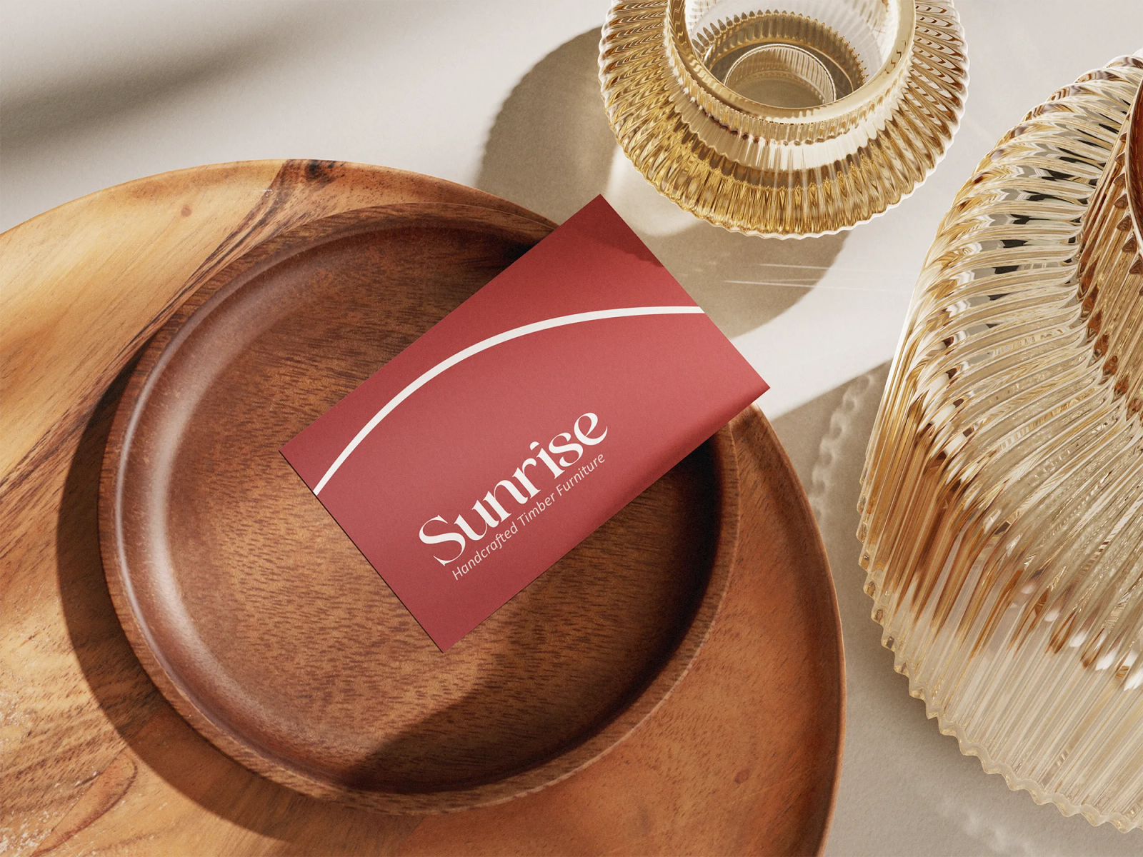 Business card rear design mockup