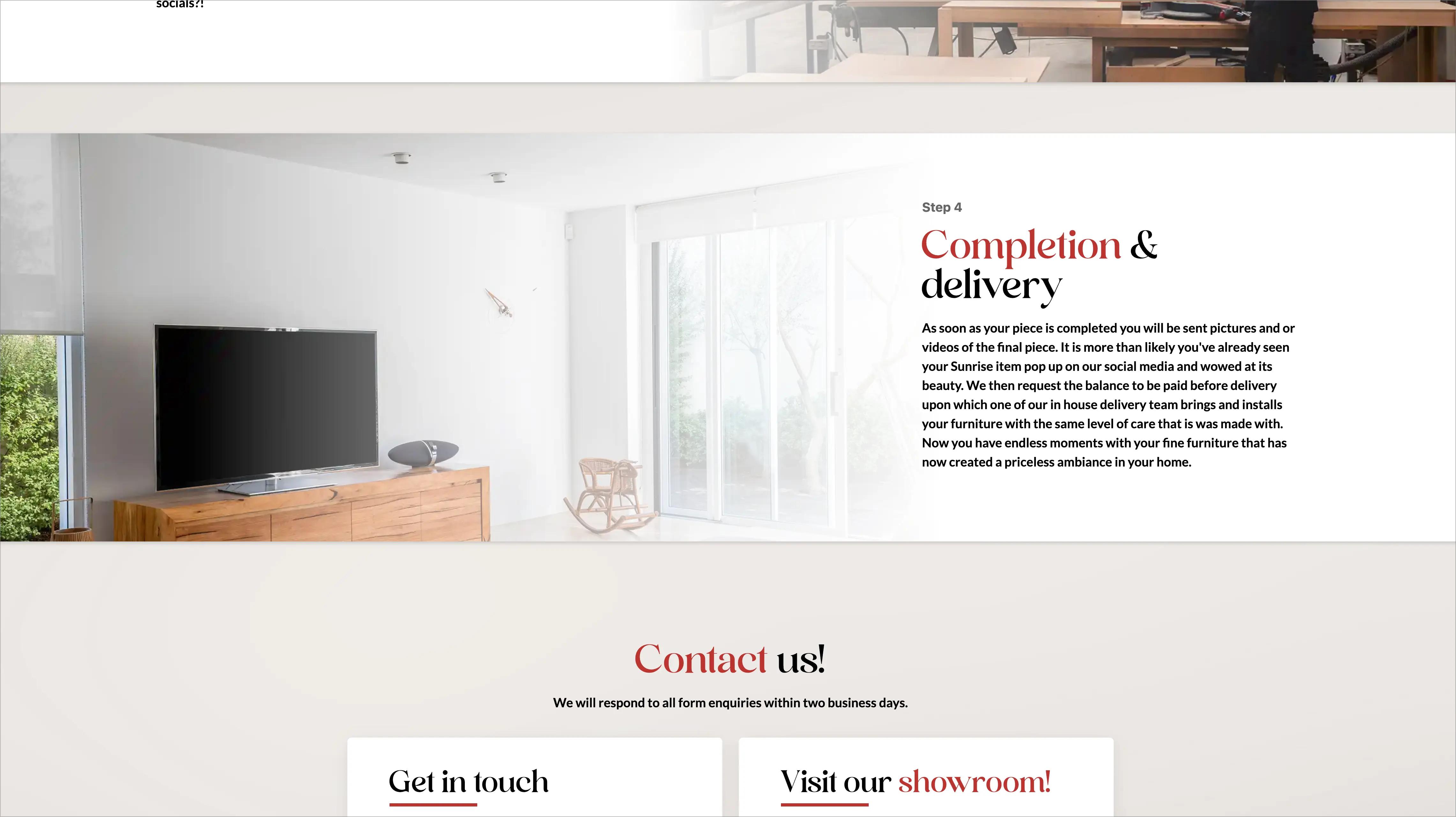 web design screenshot