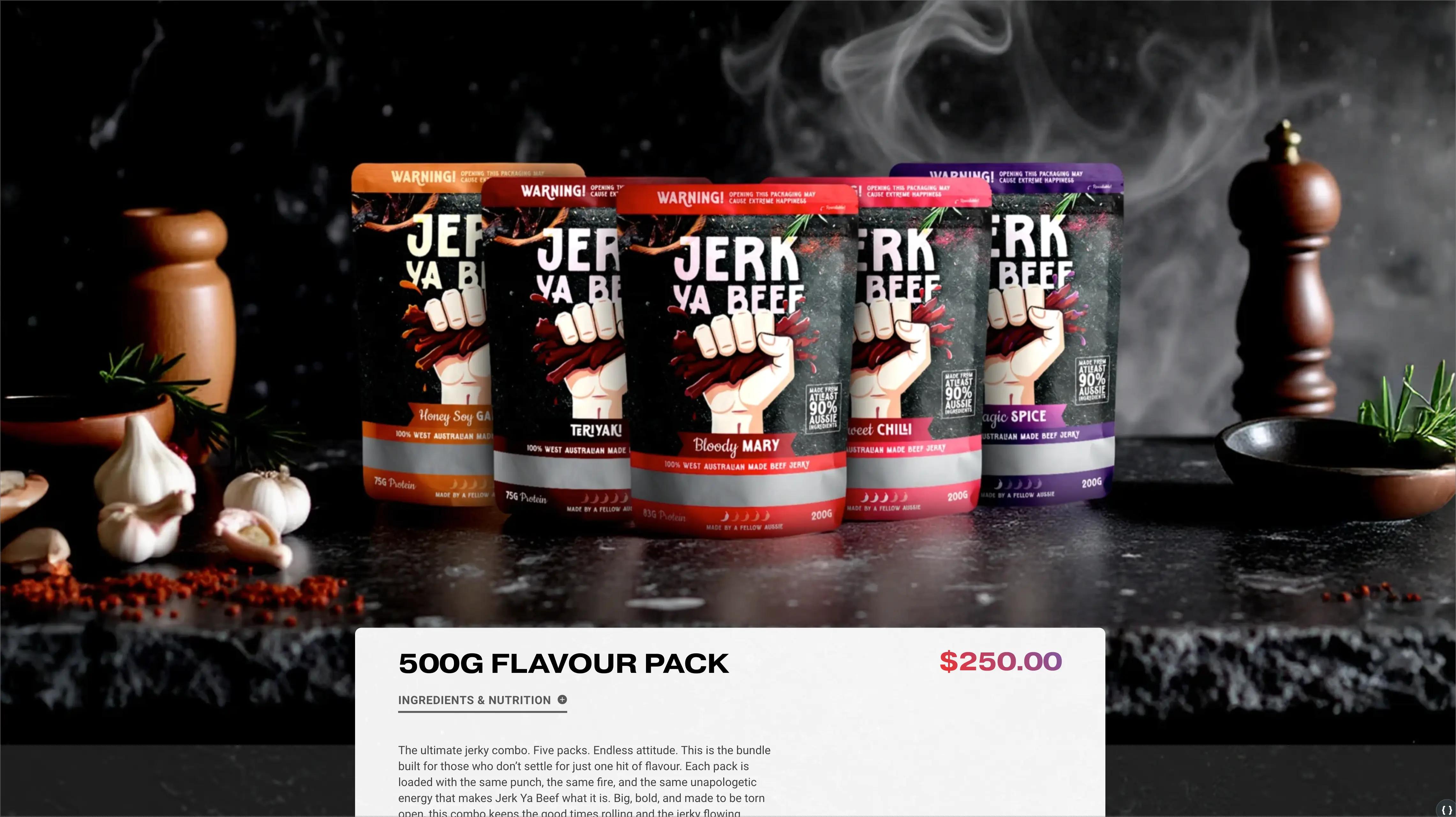 Web design ecommerce screen