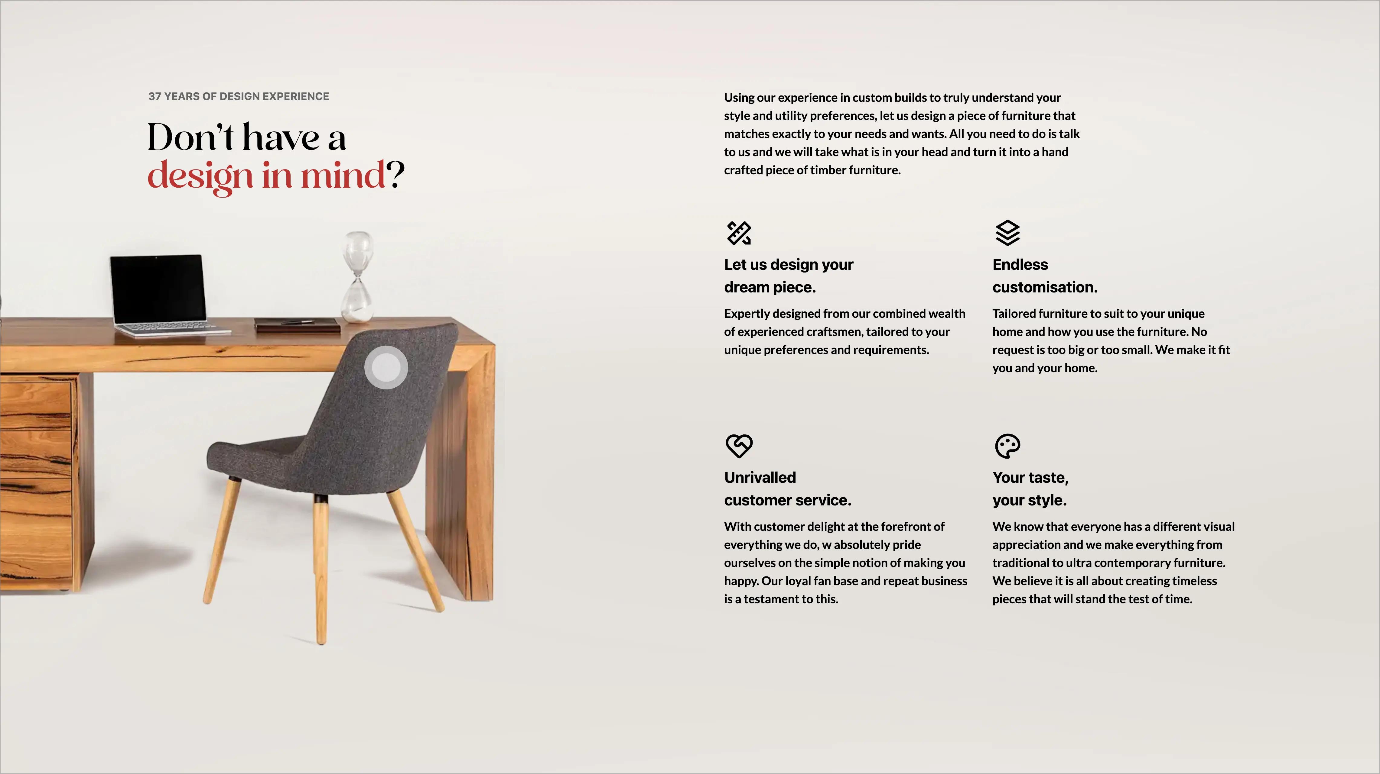 web design screenshot