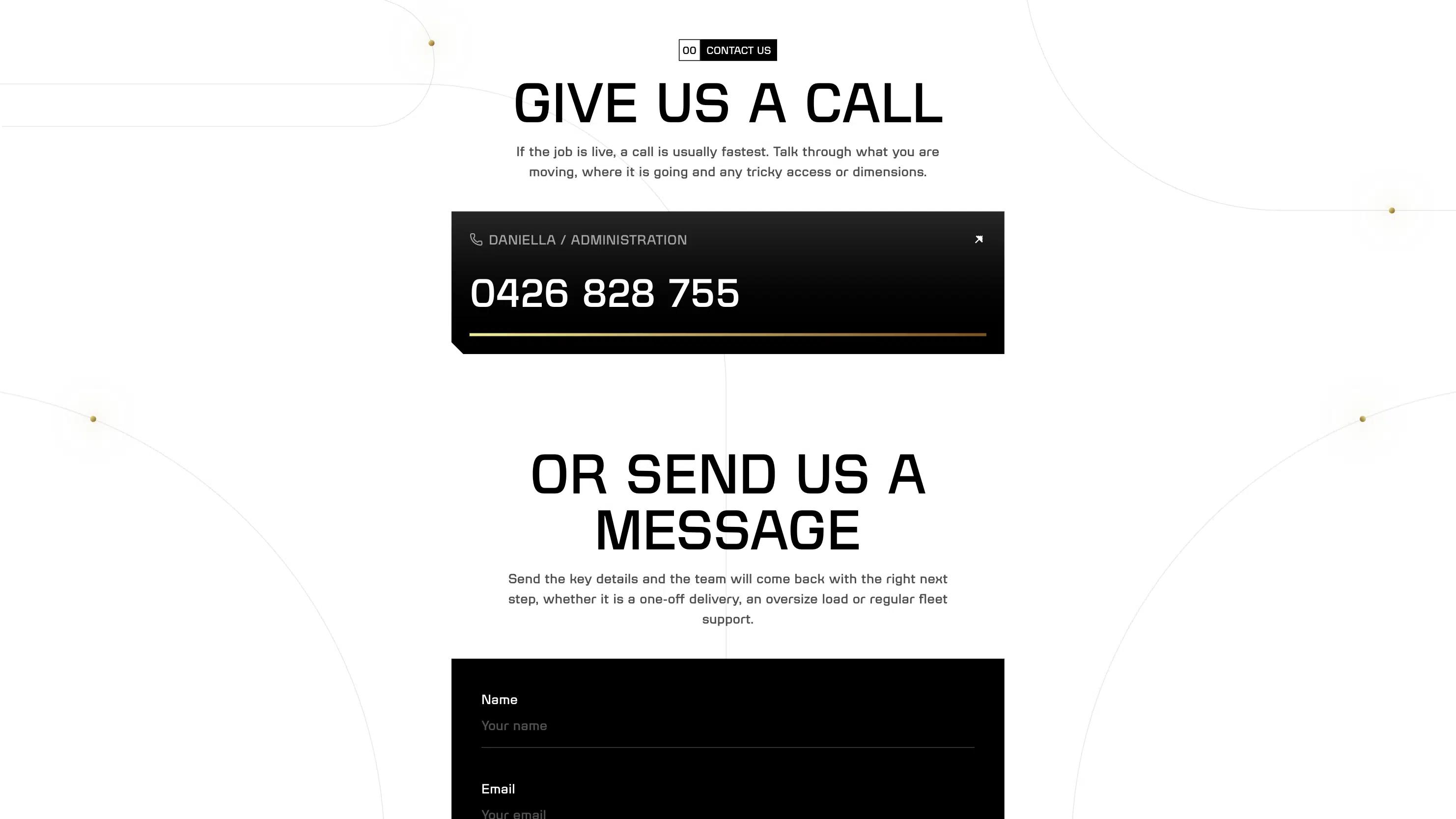 contact section 