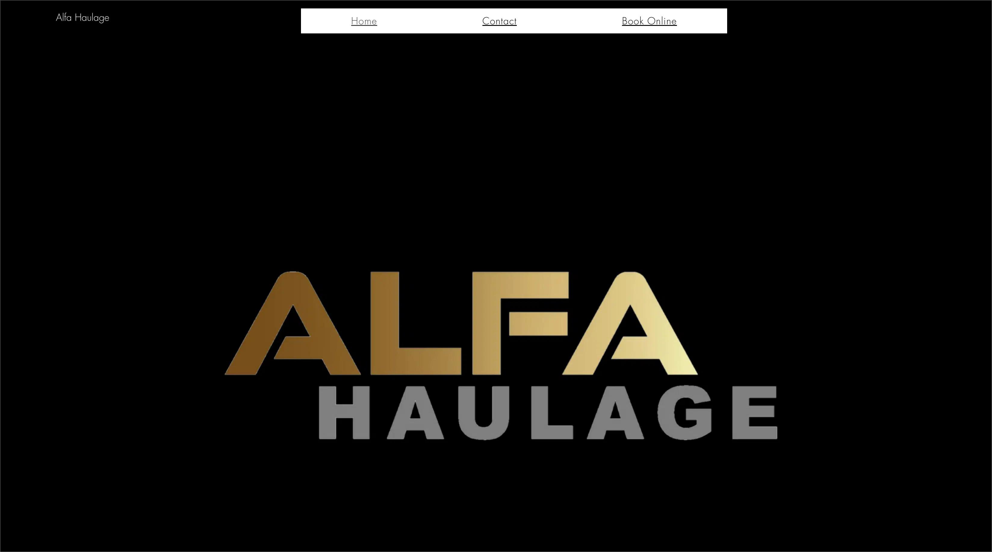 old alfa haulage website