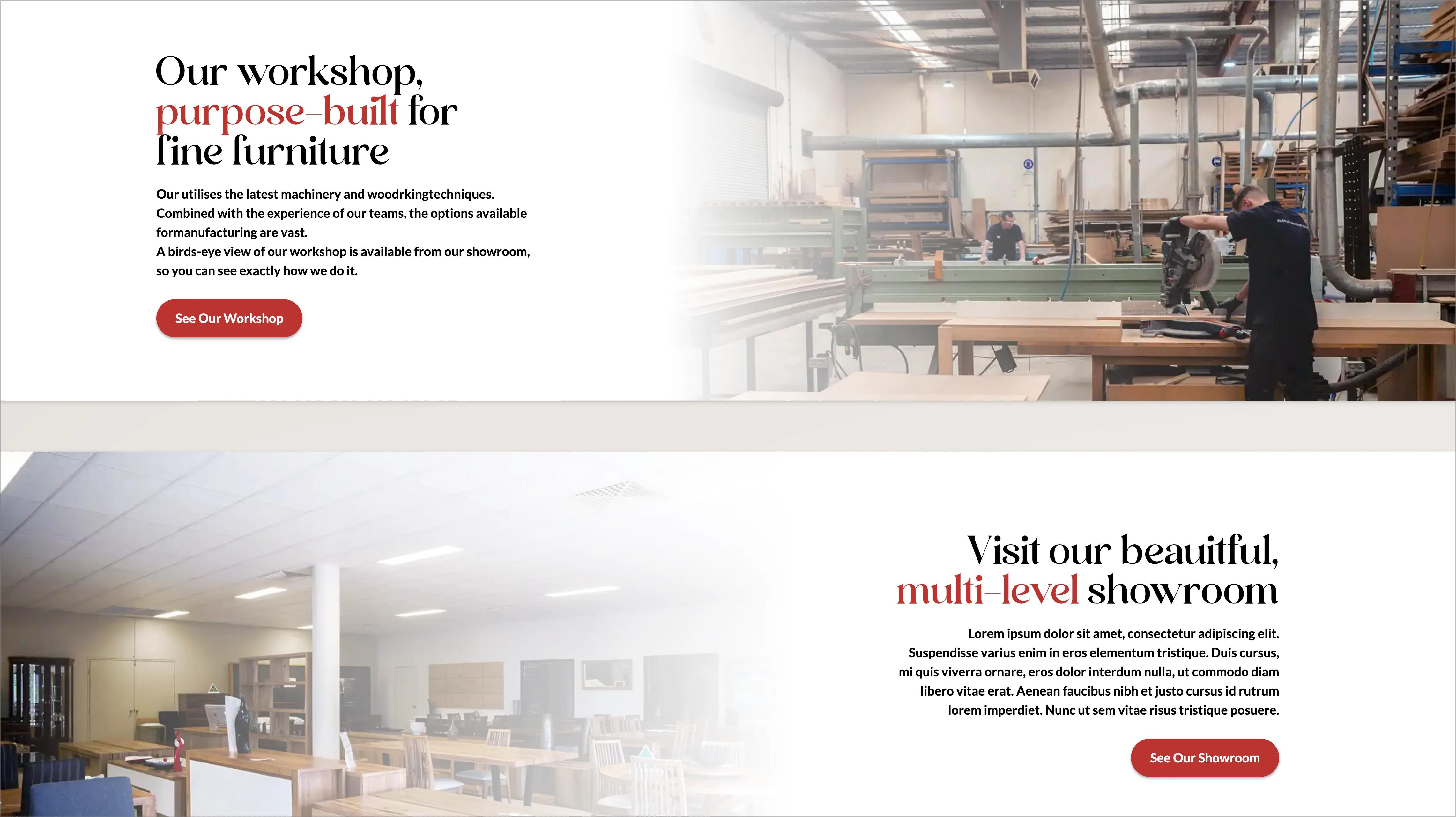 web design screenshot
