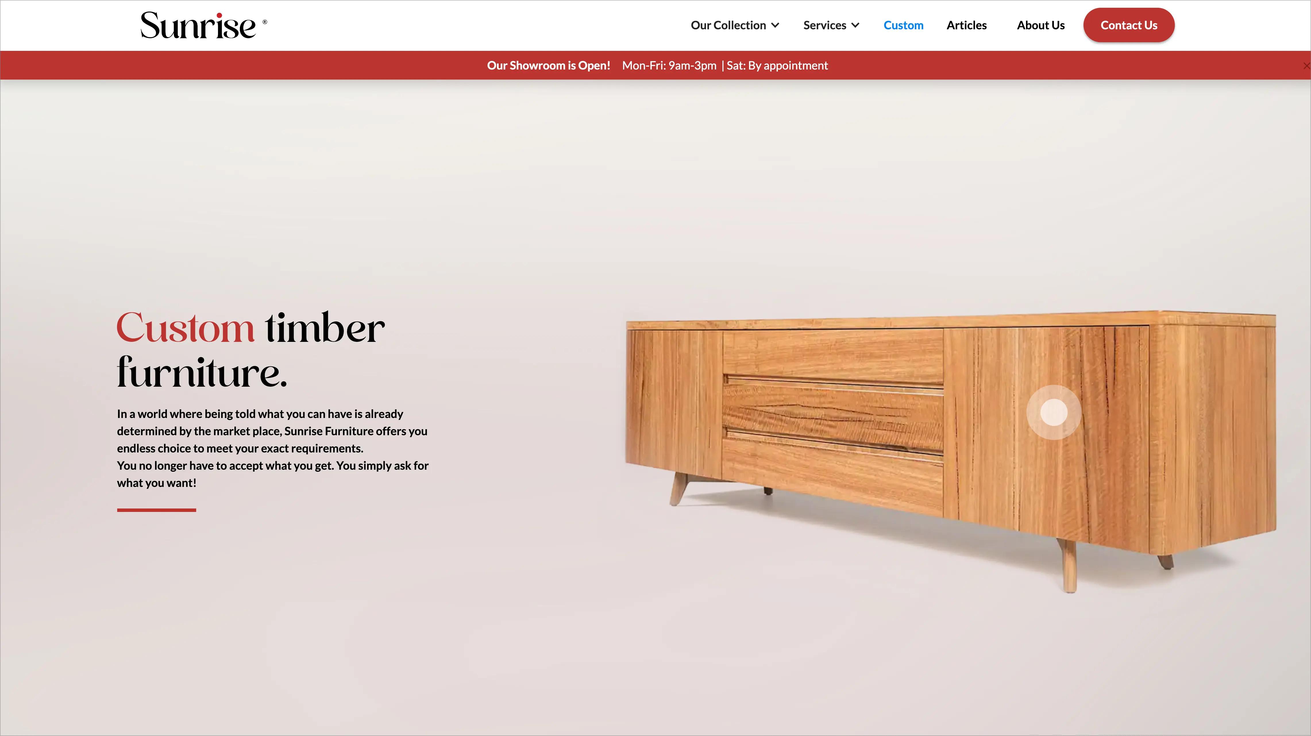web design screenshot