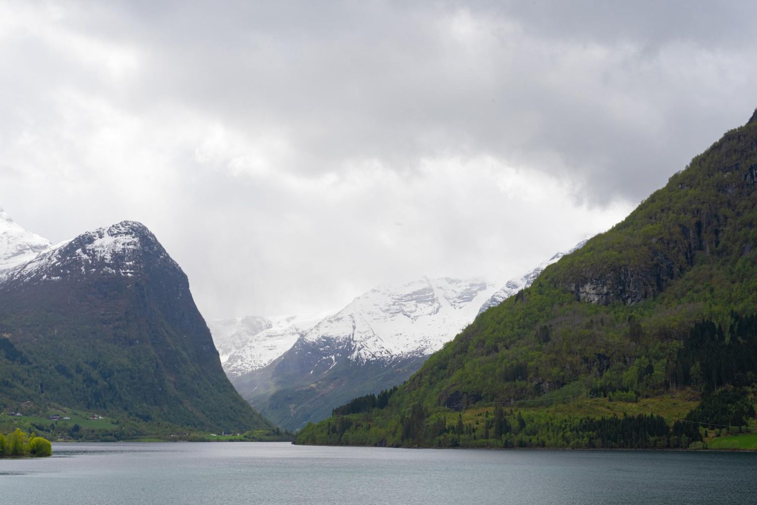Bilde fra Oldenfjorden i Norge