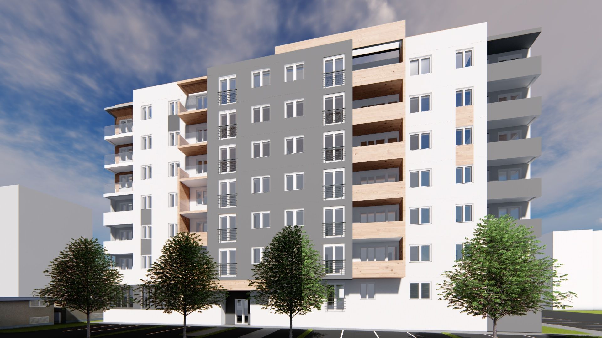 Idejno rešenje višeporodičnog stambenog objekata