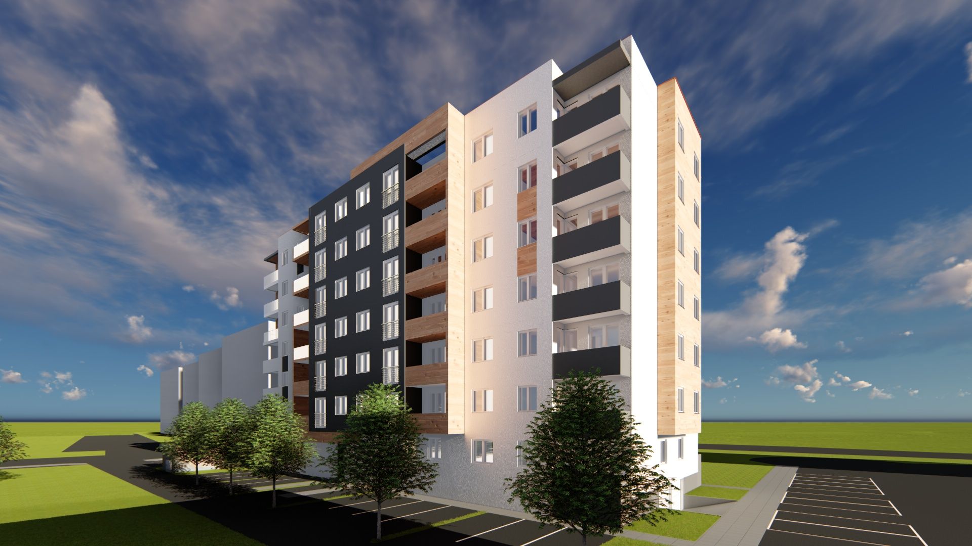 Idejno rešenje višeporodičnog stambenog objekata