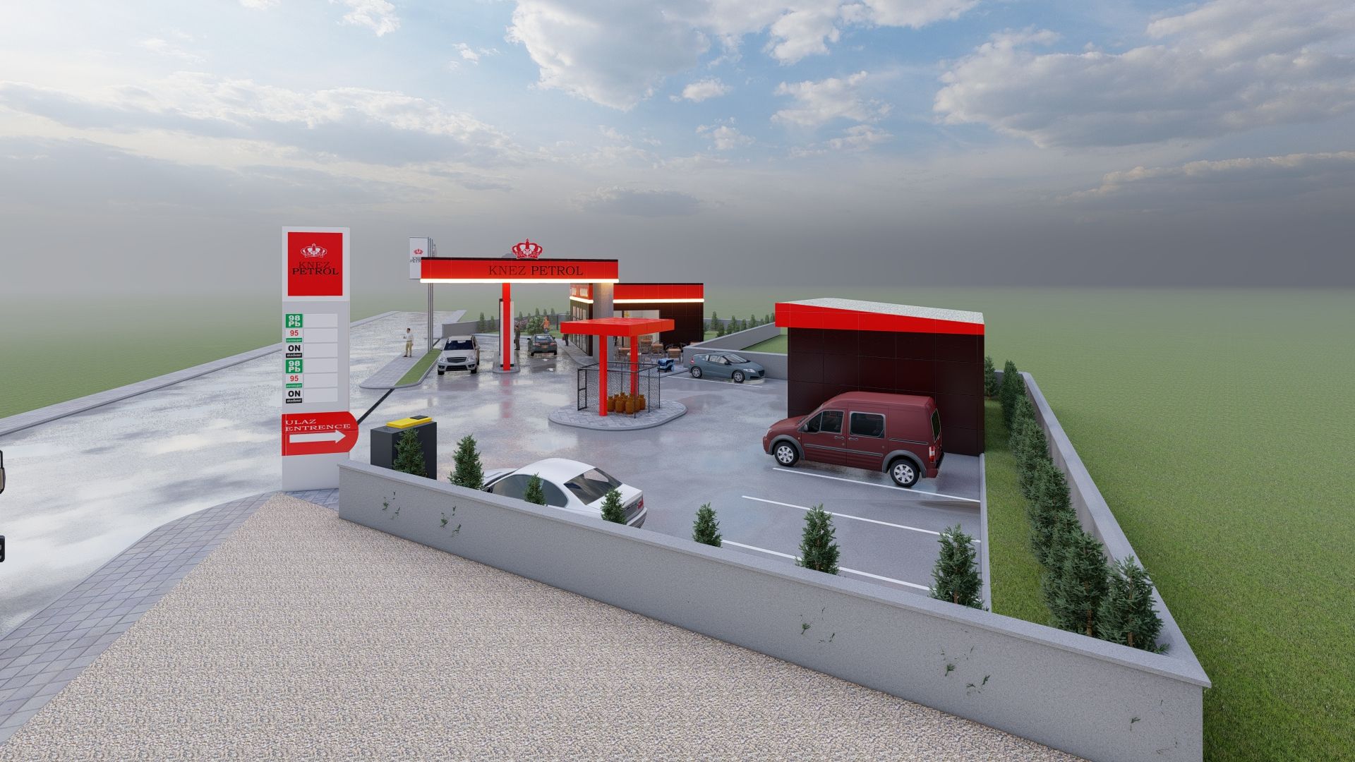 Benzinska pumpa- Bosilegrad