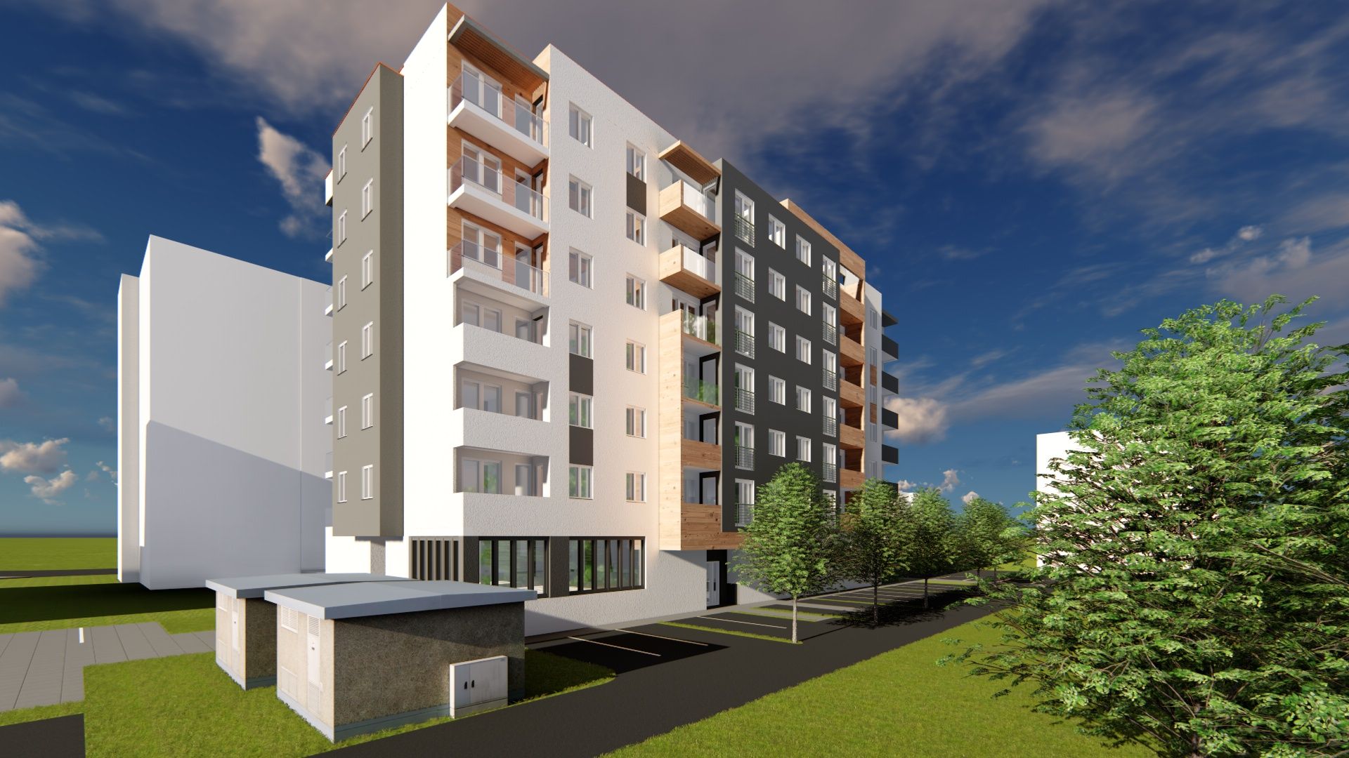 Idejno rešenje višeporodičnog stambenog objekata