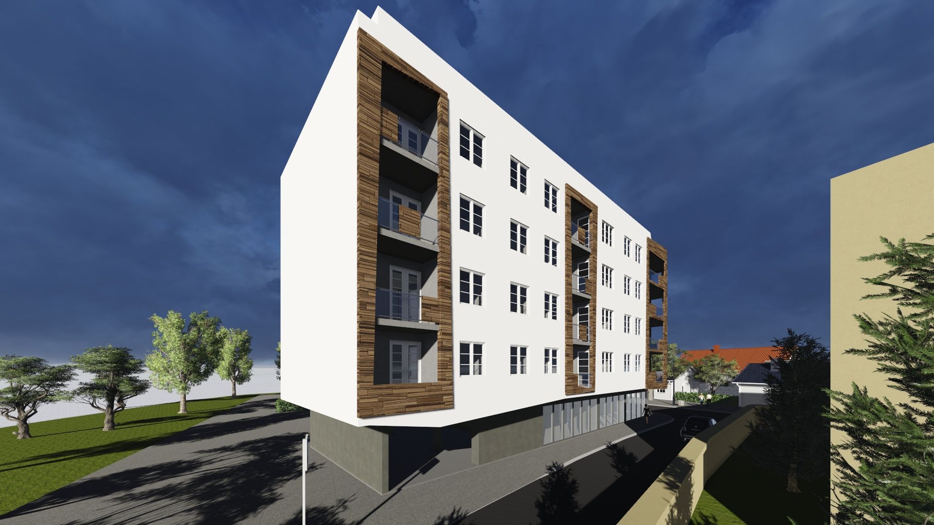 Višeporodični stambeno poslovni objekat