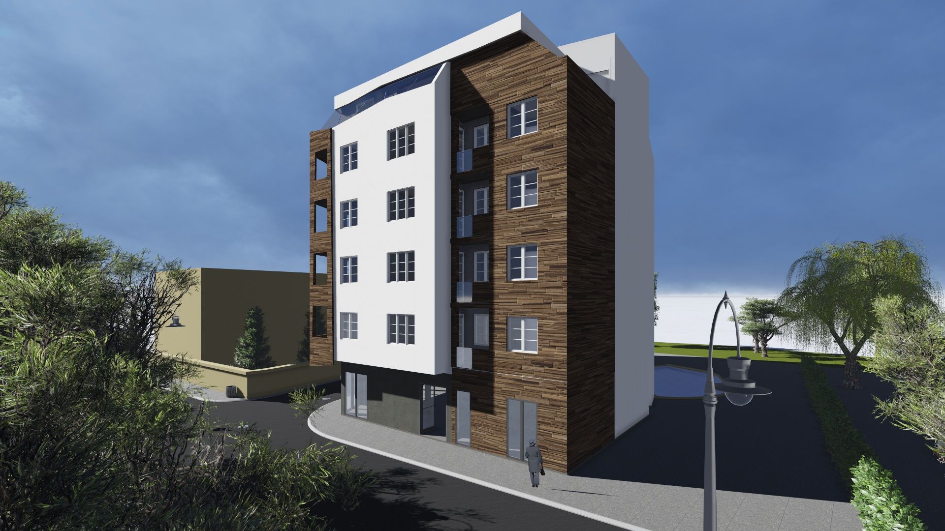 Višeporodični stambeno poslovni objekat