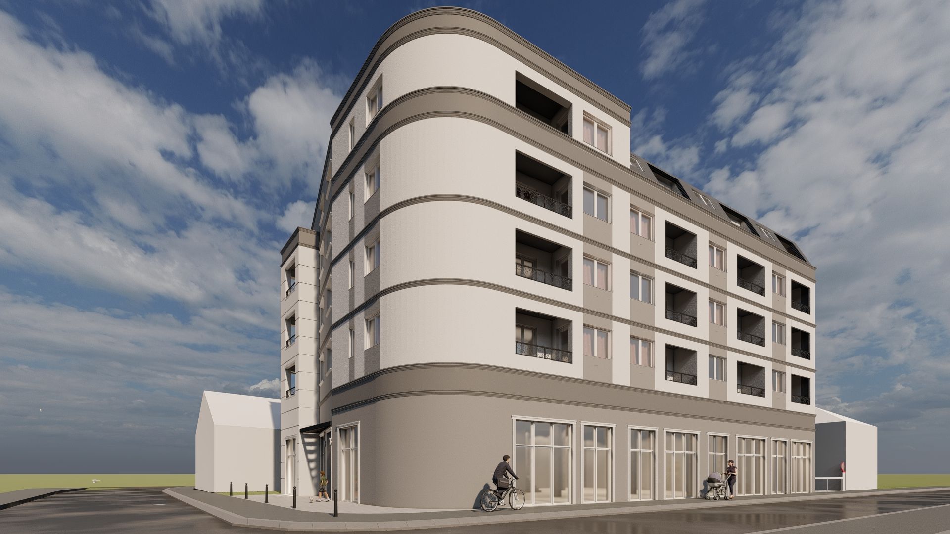 Višeporodični stambeno poslovni objekat