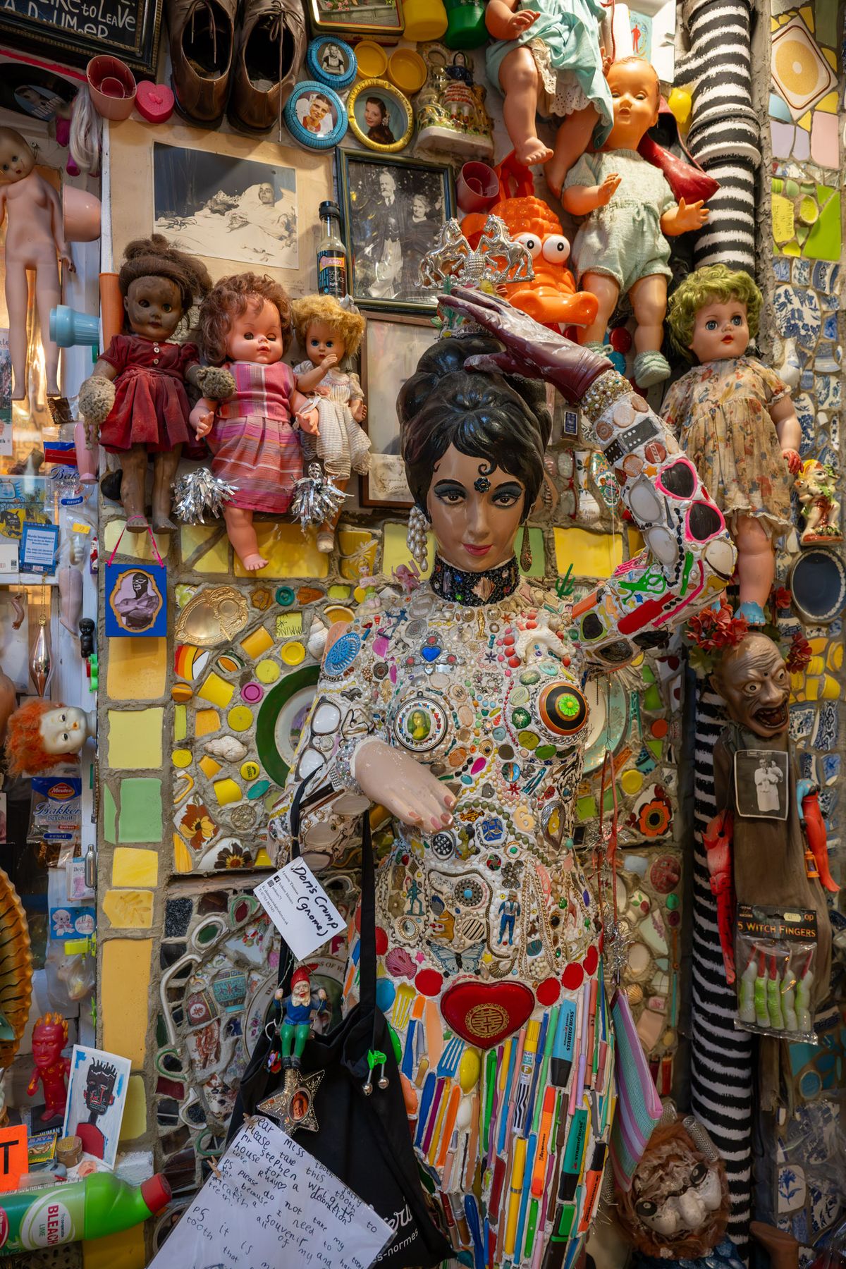 Interior detail from Stephen Wright's House of Dreams Museum in London.