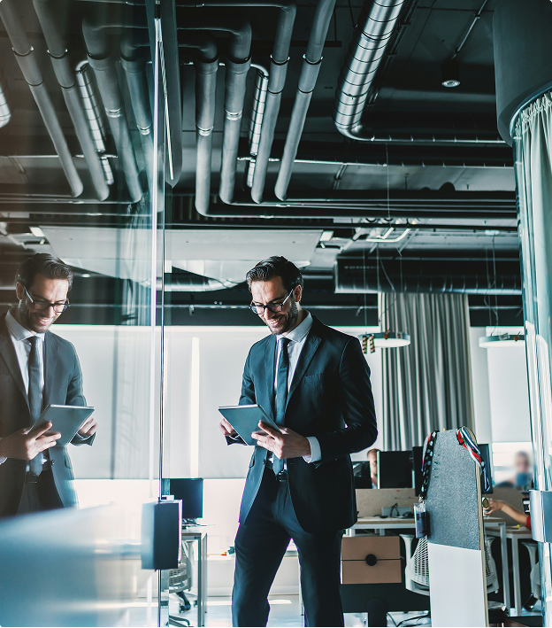 Financial services loan origination use case imagery