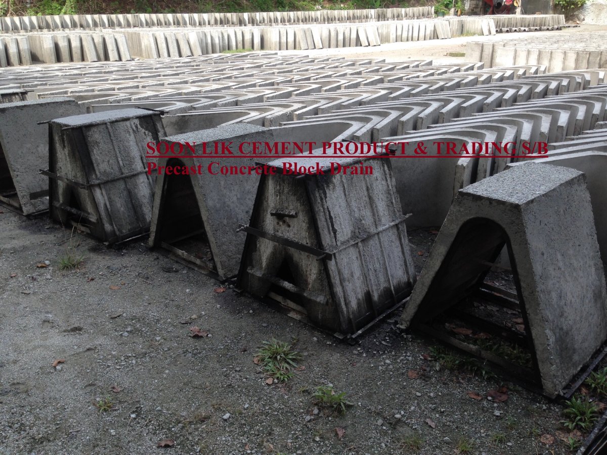 Precast Concrete V-Drain / Egg-Shaped Drain