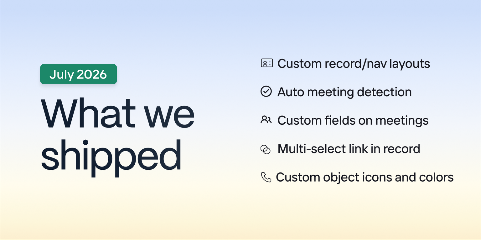 what we shipped in july 2026